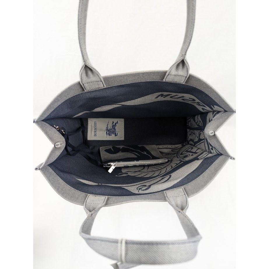 Burberry o1rshd1 Size : OS / Canvas Square Tote Bag in Multicolor Size ONE SIZE - 9 Thumbnail