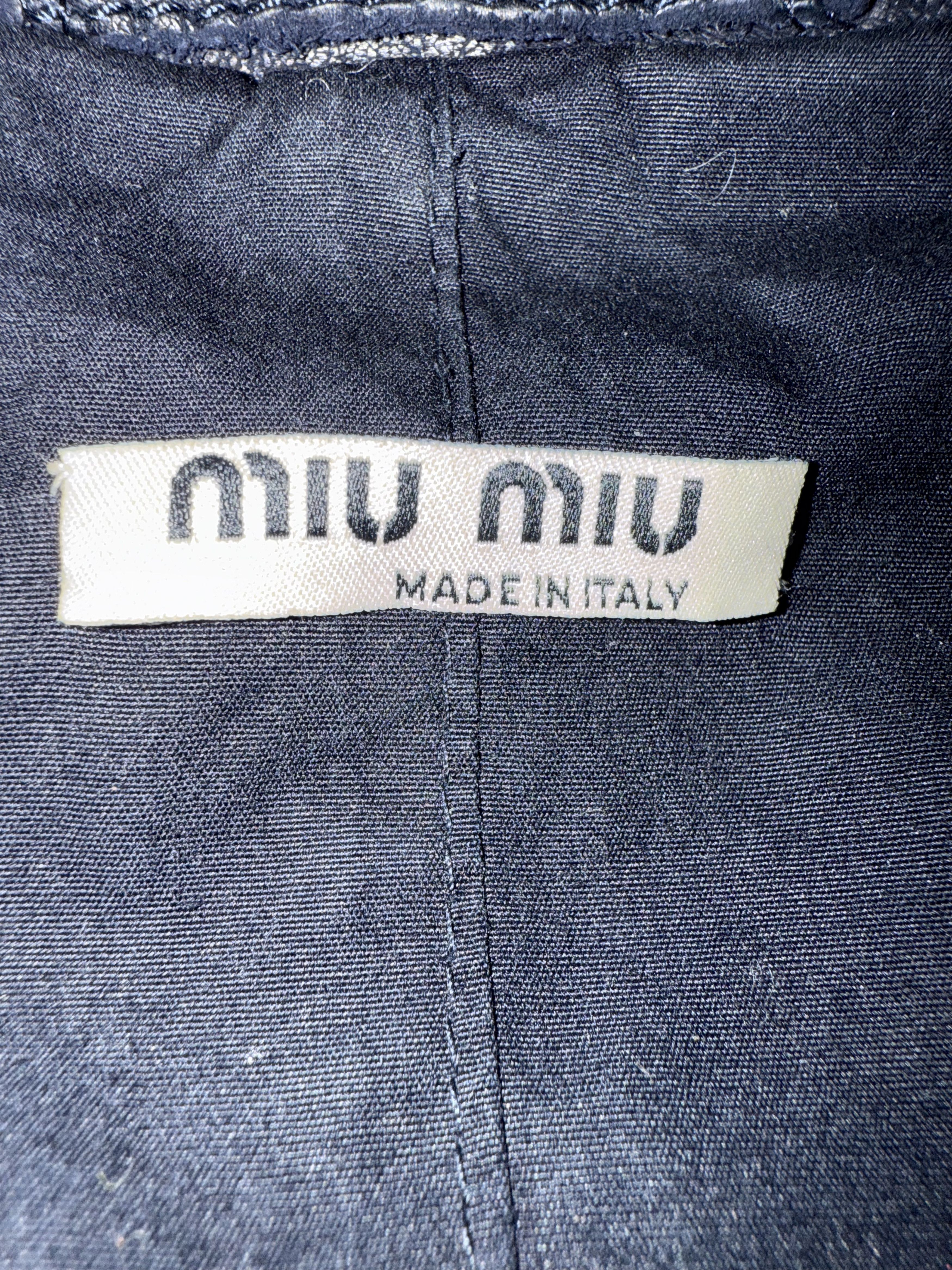 Miu Miu 9K RUNWAY MIU FW04 TRENCH Size L / US 10 / IT 46 - 14 Thumbnail