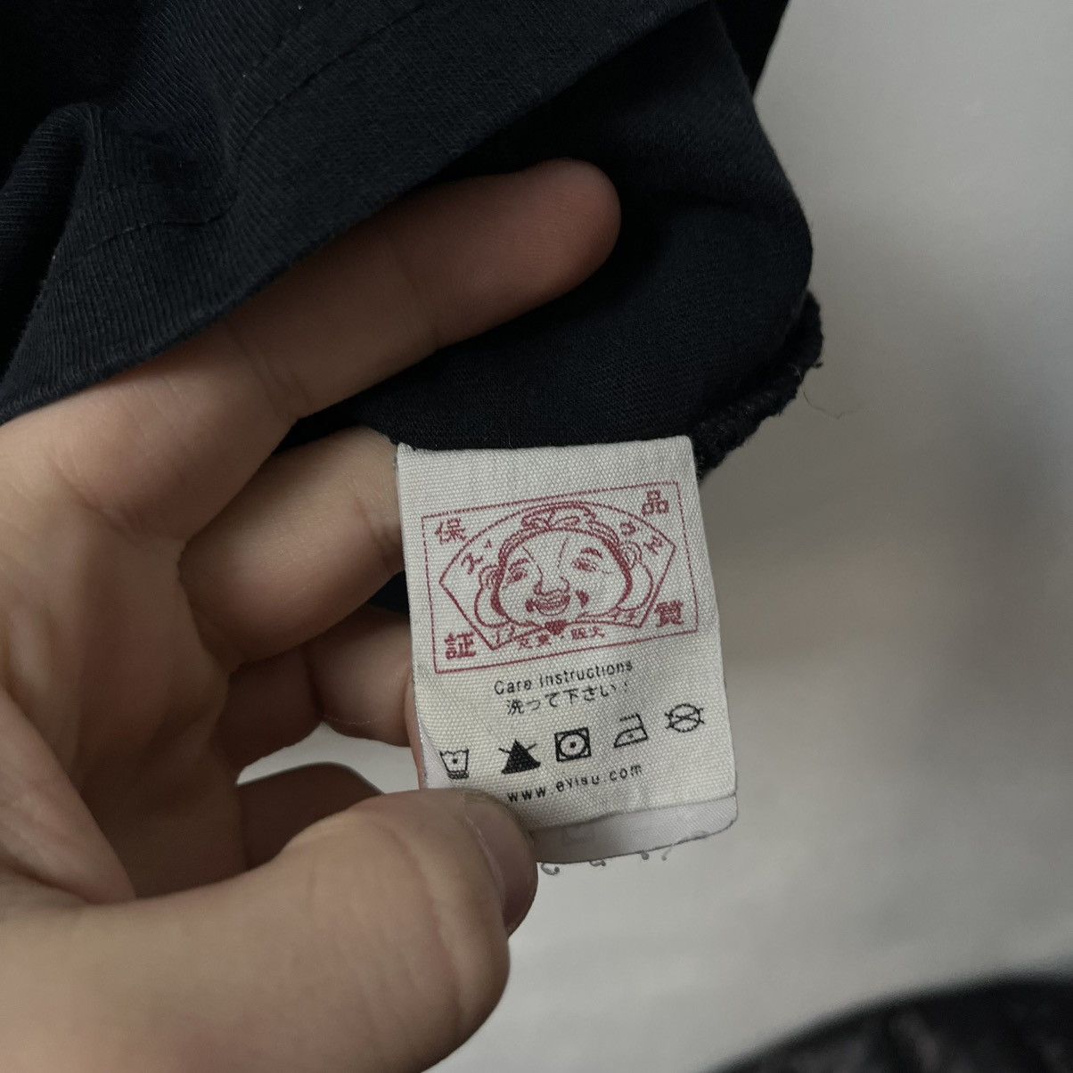 Evisu Evisu T-shirt Big Logo Black Size XL Size US XL / EU 56 / 4 - 12 Thumbnail