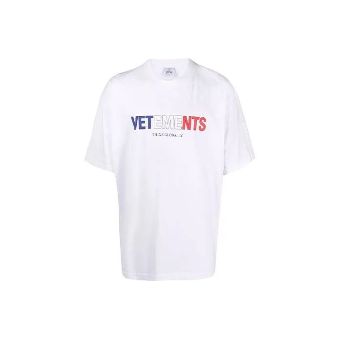 Vetements Vetements FW21 Logo Print White T-Shirt 0079 Size US XS / EU 42 / 0 - 1 Thumbnail