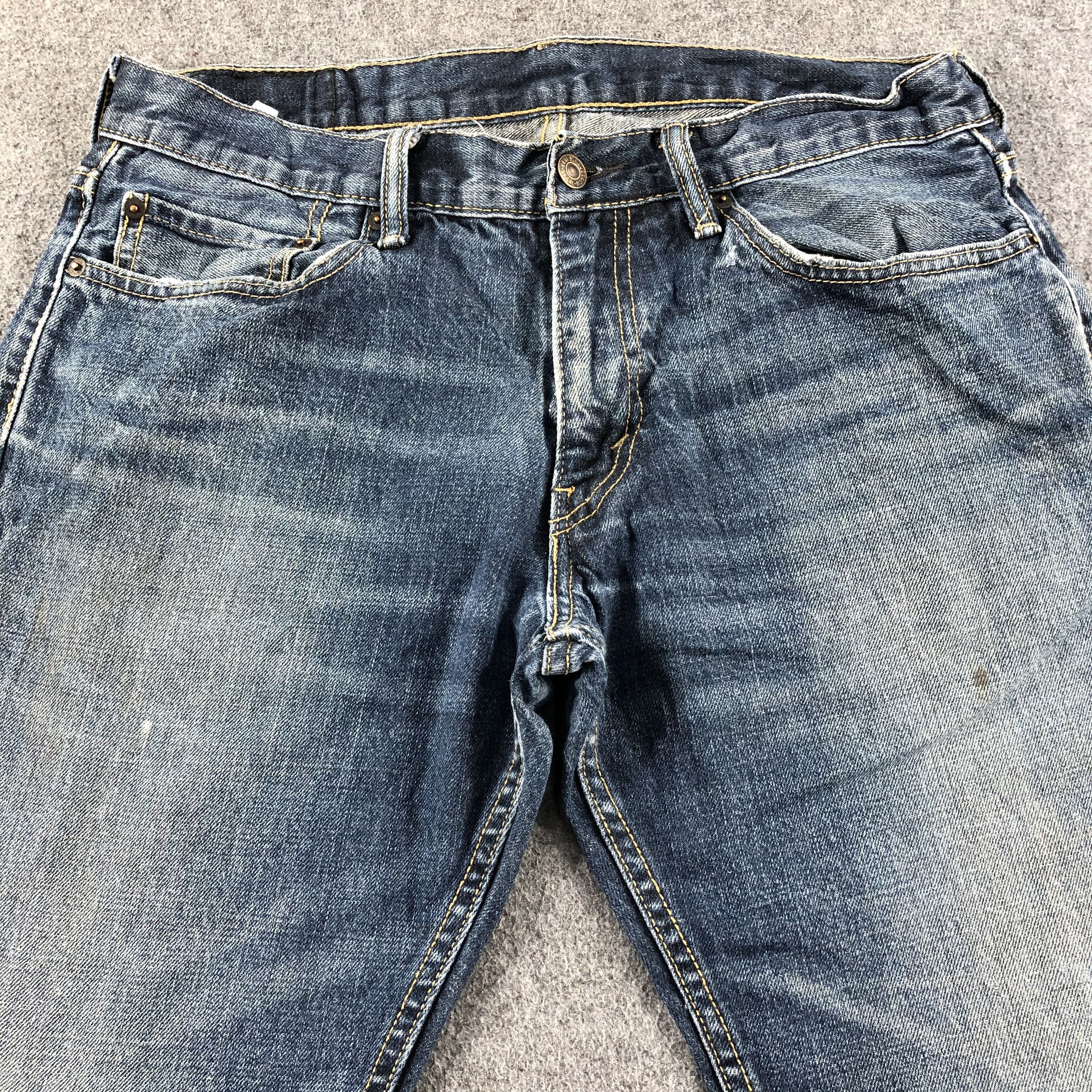 Levi's Vintage Blue Wash Levis 514 Jeans-J2630 Size US 33 - 3 Thumbnail