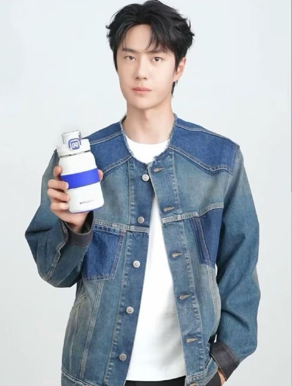 Maison Margiela Maison Margiela Collarless denim jacket 2501-Nextarrow Size US M / EU 48-50 / 2 - 6 Thumbnail
