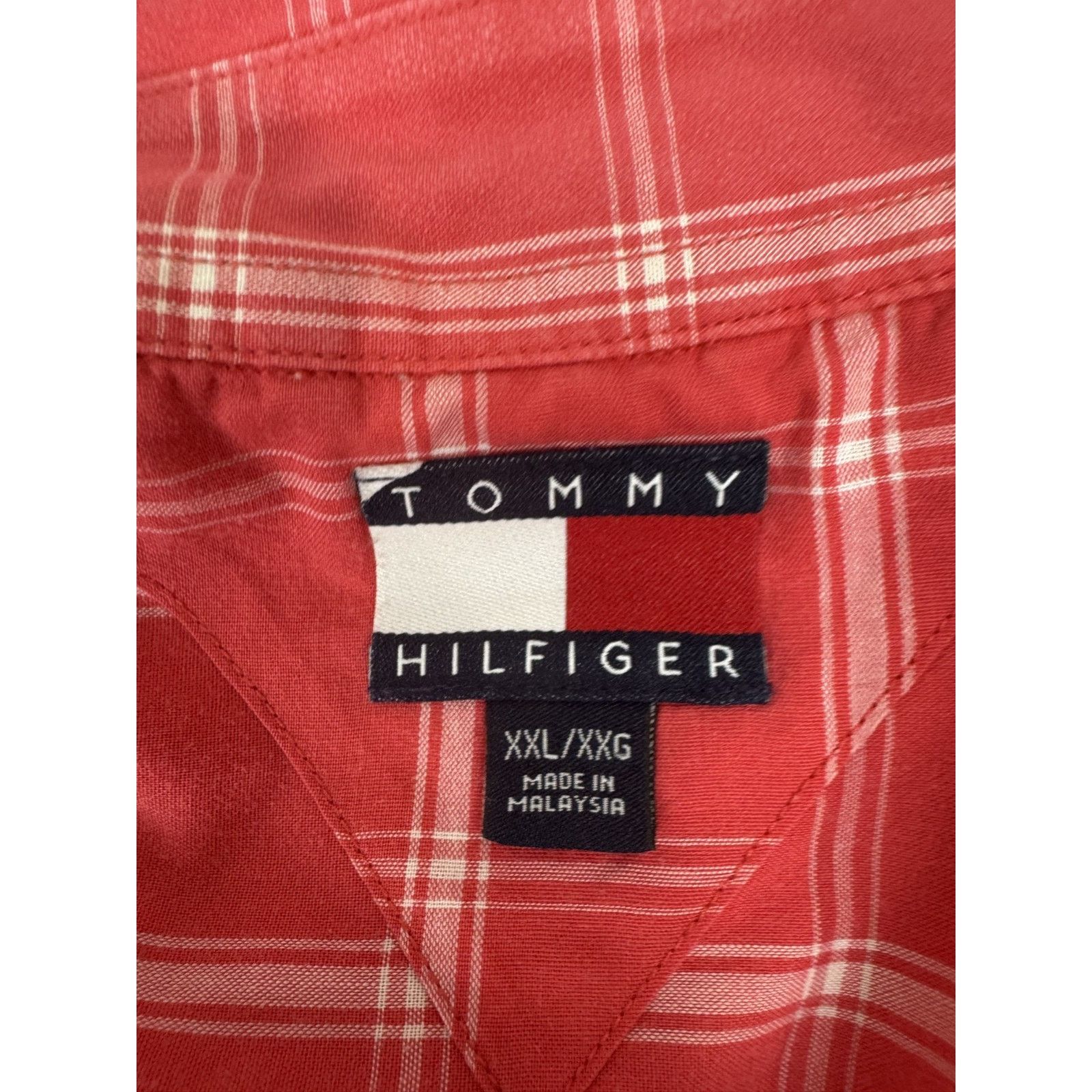 Tommy Hilfiger Y2K Vintage Tommy Hilfiger Button Down Shirt XXL Logo Preppy Size US XXL / EU 58 / 5 - 7 Thumbnail
