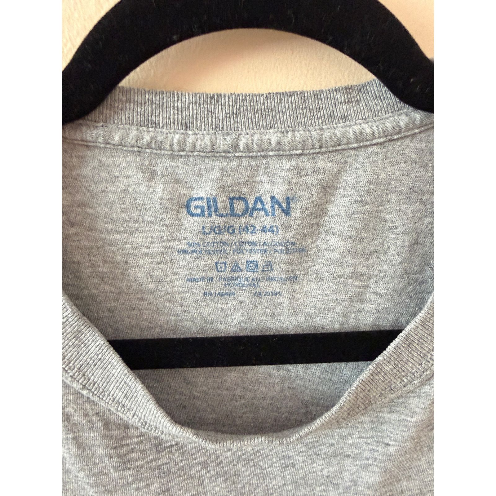 Gildan Gildan Sport Grey Cotton/Poly Blend Short Sleeve Shirt Sz L Size US L / EU 52-54 / 3 - 3 Thumbnail