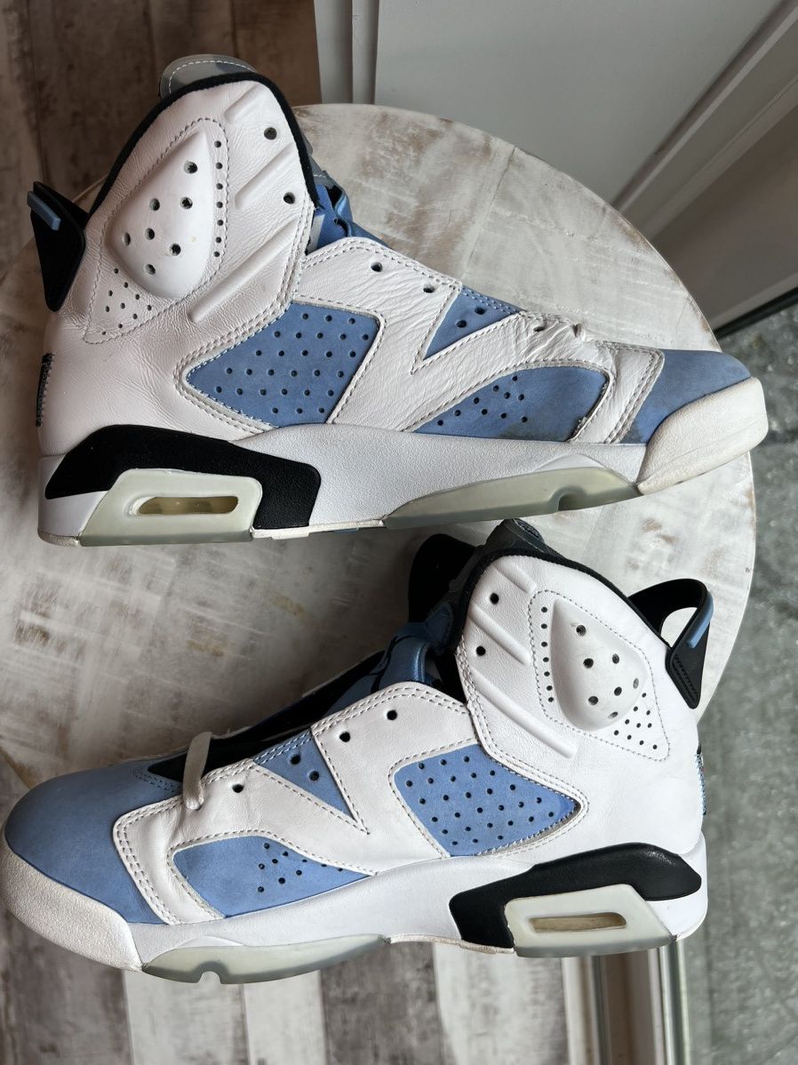 Jordan Brand × Nike Nike Air Jordan 6 Retro UNC Home Size 9.5 Size US 9.5 / EU 42-43 - 5 Thumbnail