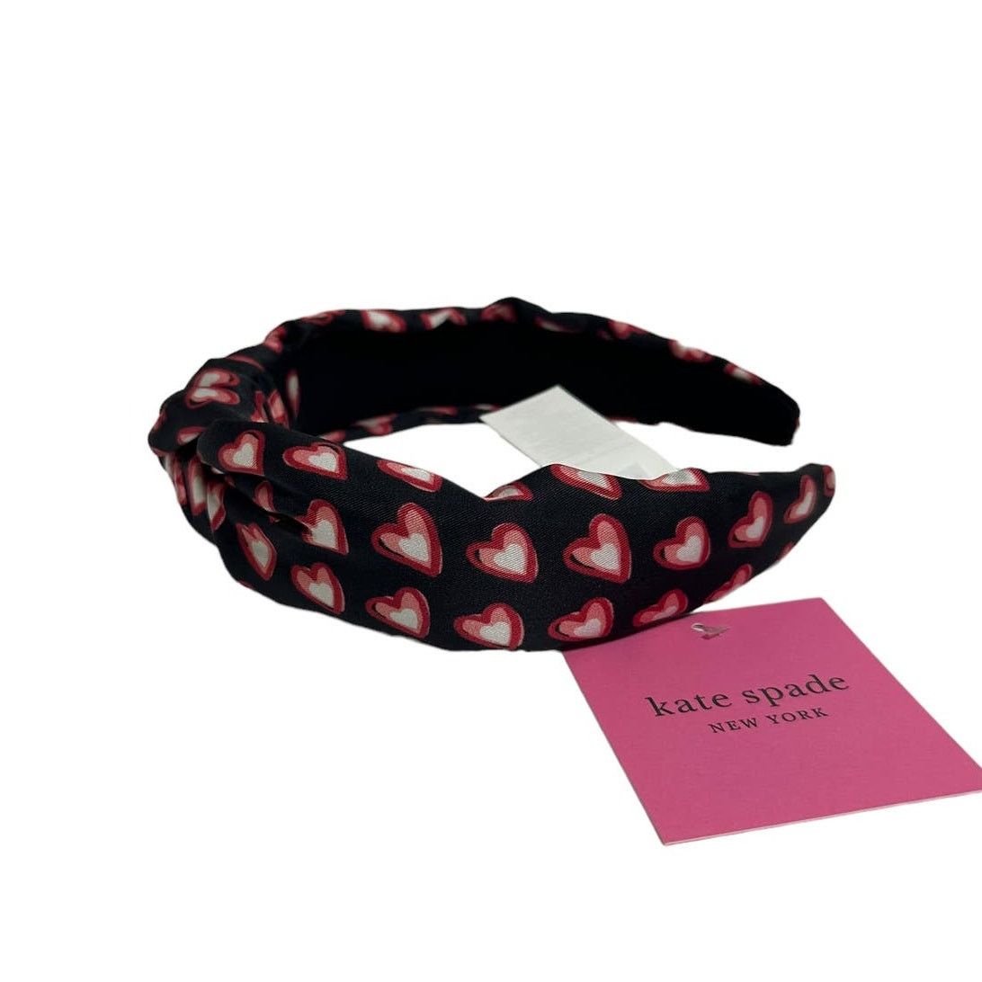 Kate Spade Kate spade Heart Print twisted knot silk headband Size ONE SIZE - 5 Thumbnail