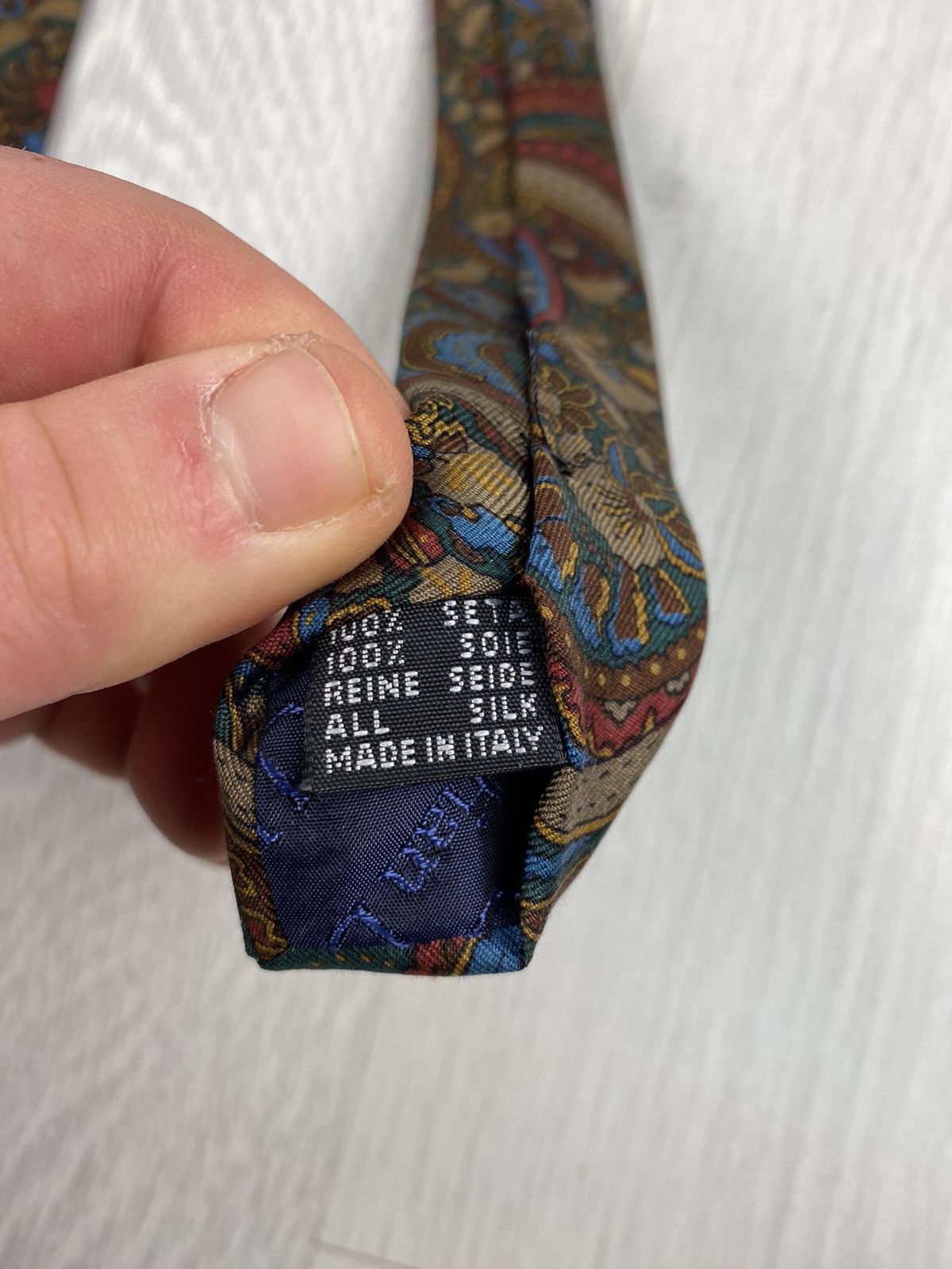 Christian Dior Monsieur Vintage Christian Dior Monsieur Floral Tie 100% Silk Size ONE SIZE - 7 Thumbnail