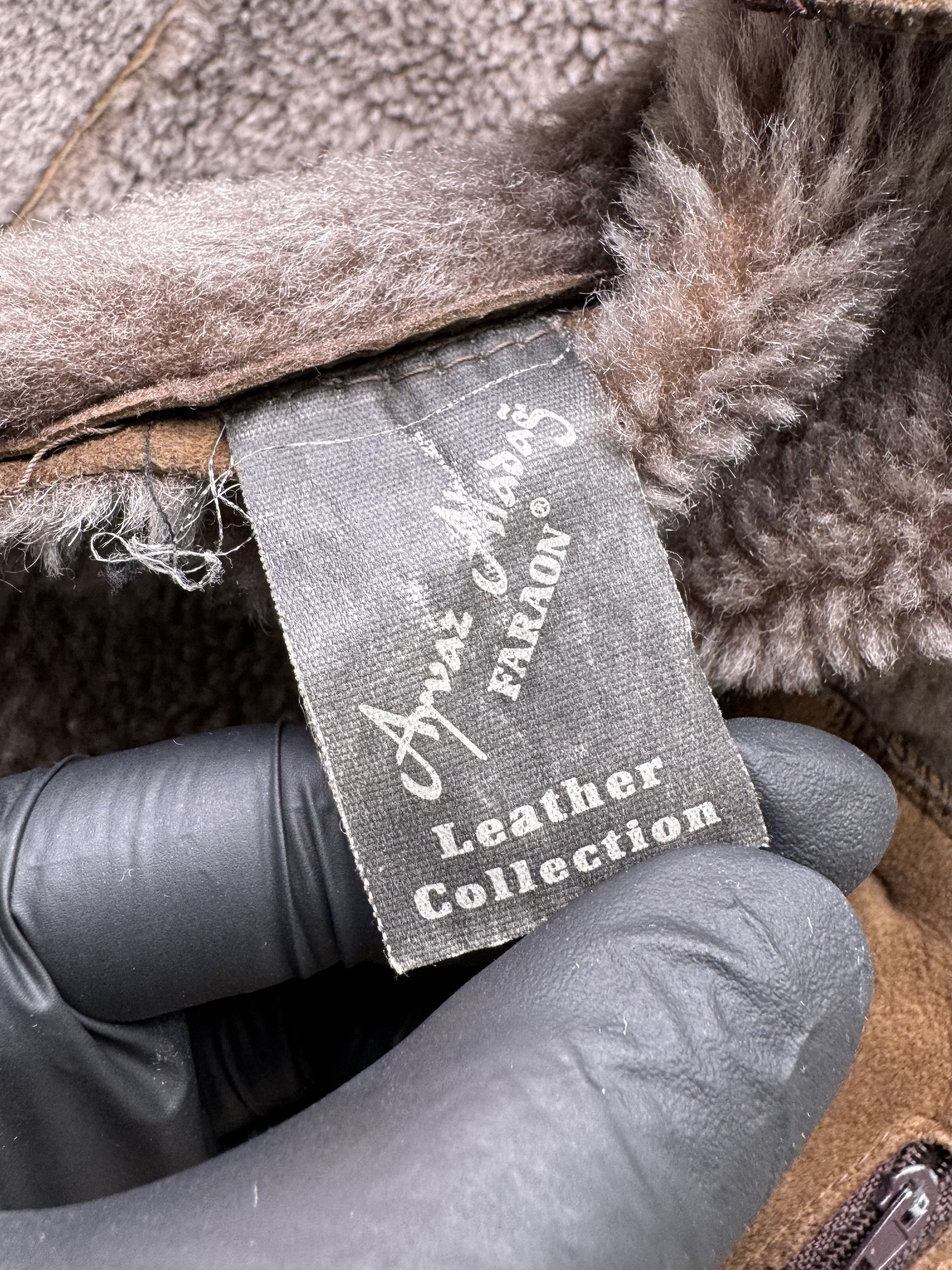 Japanese Brand Vintage Real Sheepskin Asymmetry Jacket (ET1)(D15) Size US M / EU 48-50 / 2 - 6 Thumbnail