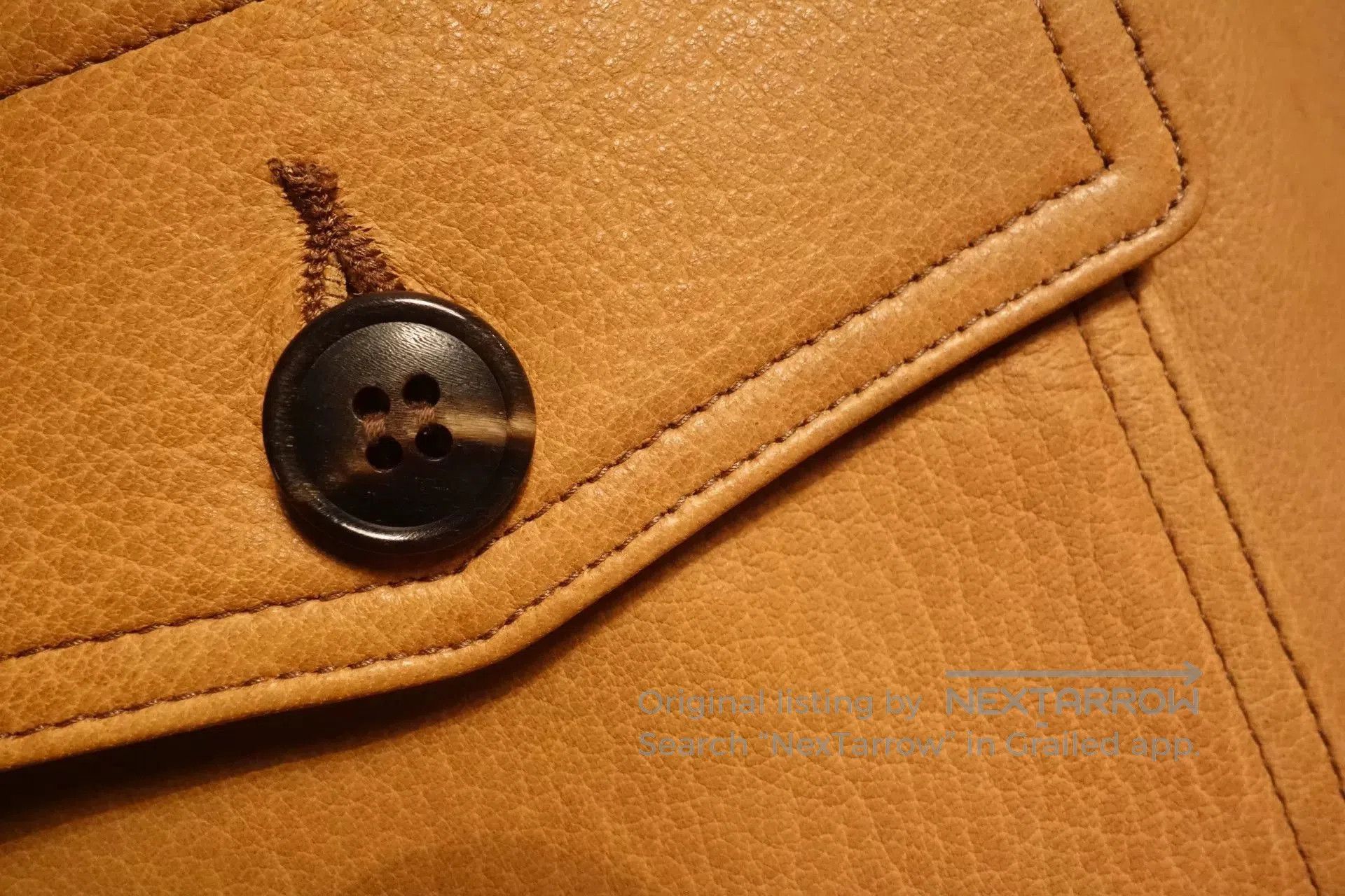 The Real McCoy's soft deer skin sleeveless vest with pockets. Size US M / EU 48-50 / 2 - 5 Thumbnail