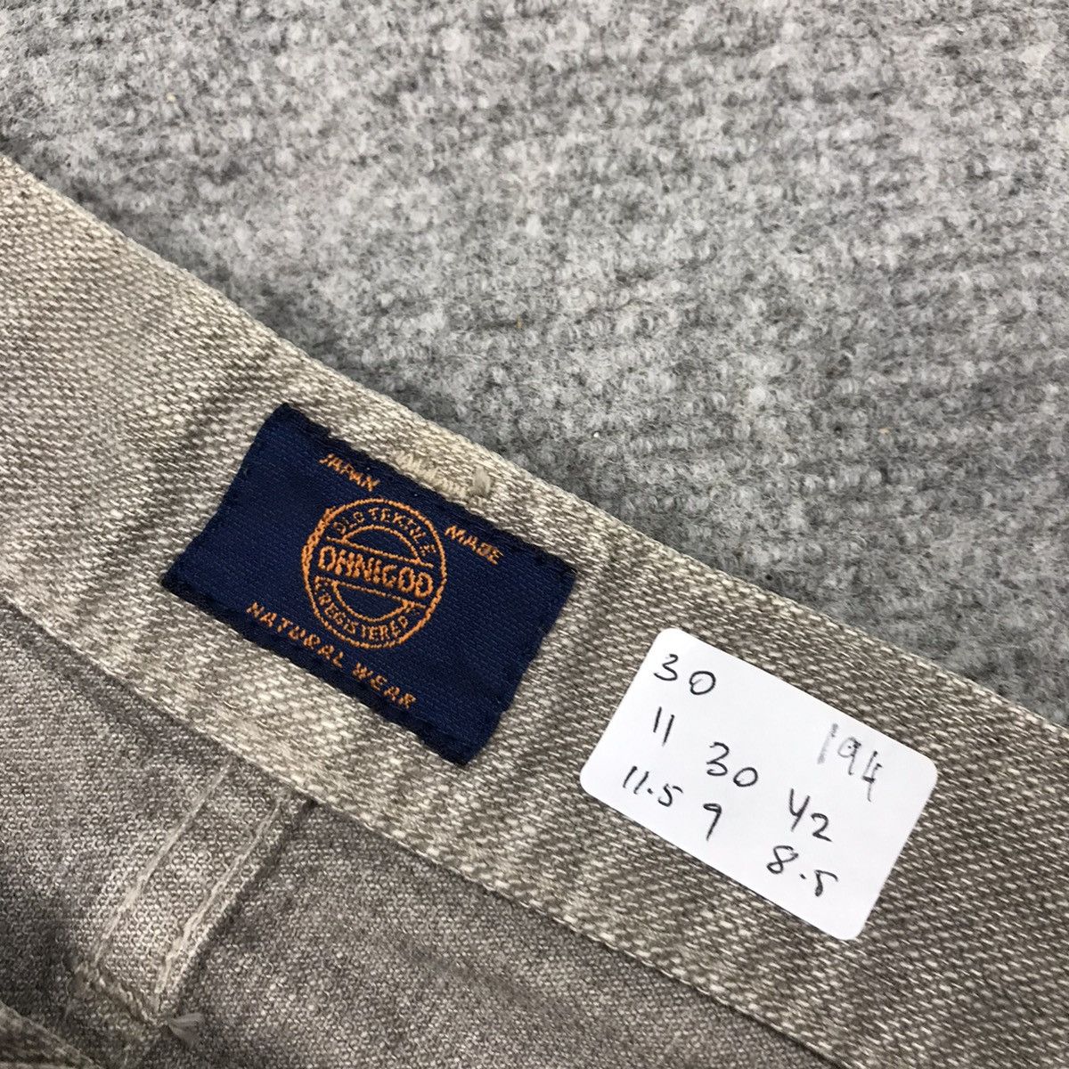 Japanese Brand × OMNIGOD OMNIGOD GRAY SUN FADED PANTS JAPAN BRAND MADE Size US 30 / EU 46 - 12 Thumbnail