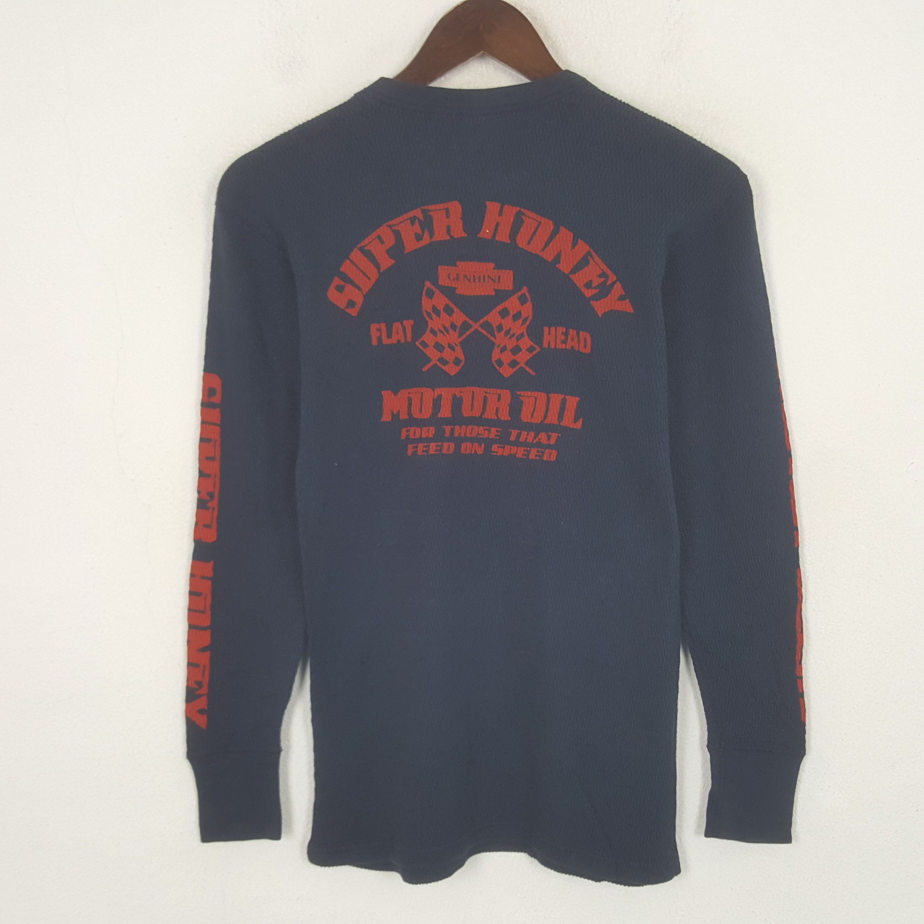 The Flat Head Vintage Flat Head Super Hunter Motor Oil Tshirt Size US XXS / EU 40 - 1 Thumbnail