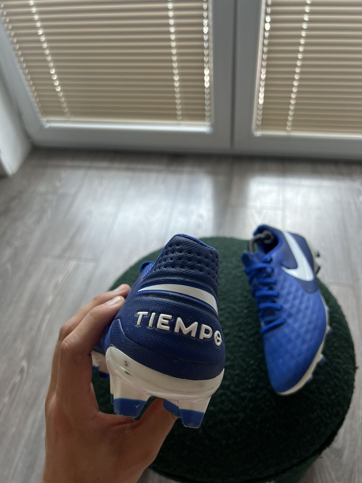Nike ‼️Nike Tiempo Legend Swoosh 8 Pro FG Hyper Royal Elite Boots‼️ Size US 9 / EU 42 - 12 Thumbnail
