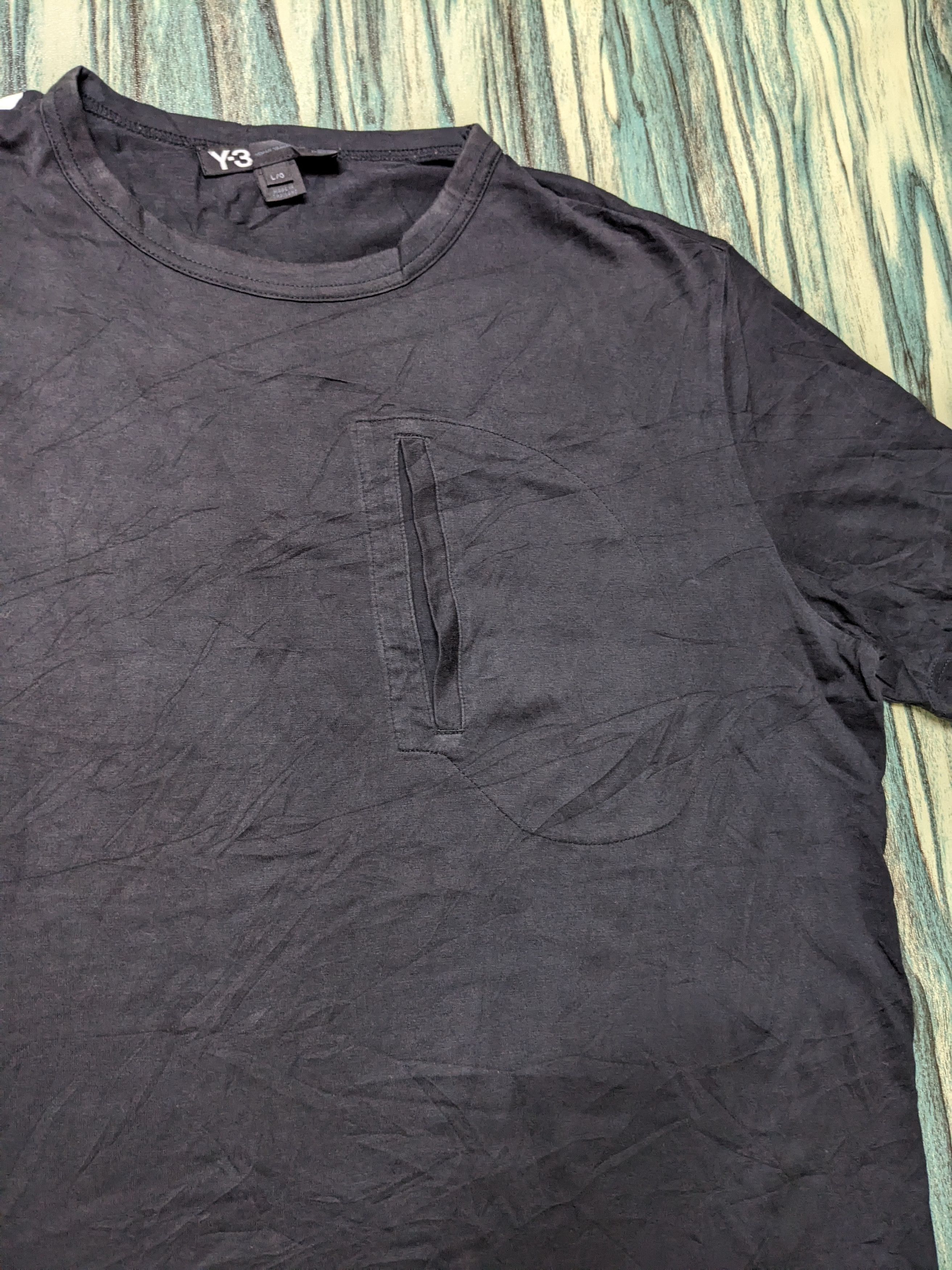 Yohji Yamamoto ADIDAS X YOHJI YAMAMOTO SHORT SLEEVE BIG LOGI Size US L / EU 52-54 / 3 - 7 Thumbnail