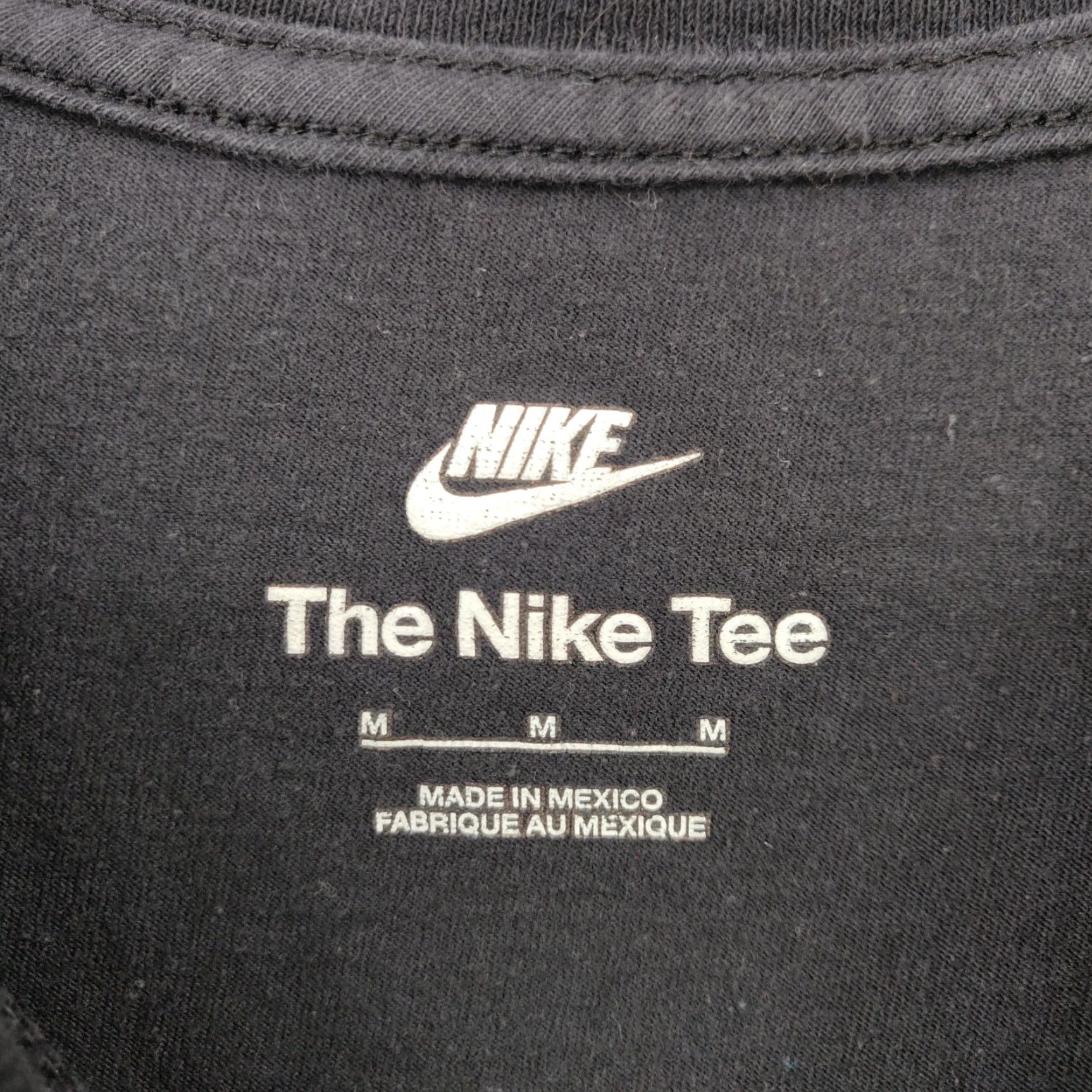 Nike Nike T Shirt Mens M Black Short Sleeve Logo Tee Size US M / EU 48-50 / 2 - 7 Thumbnail