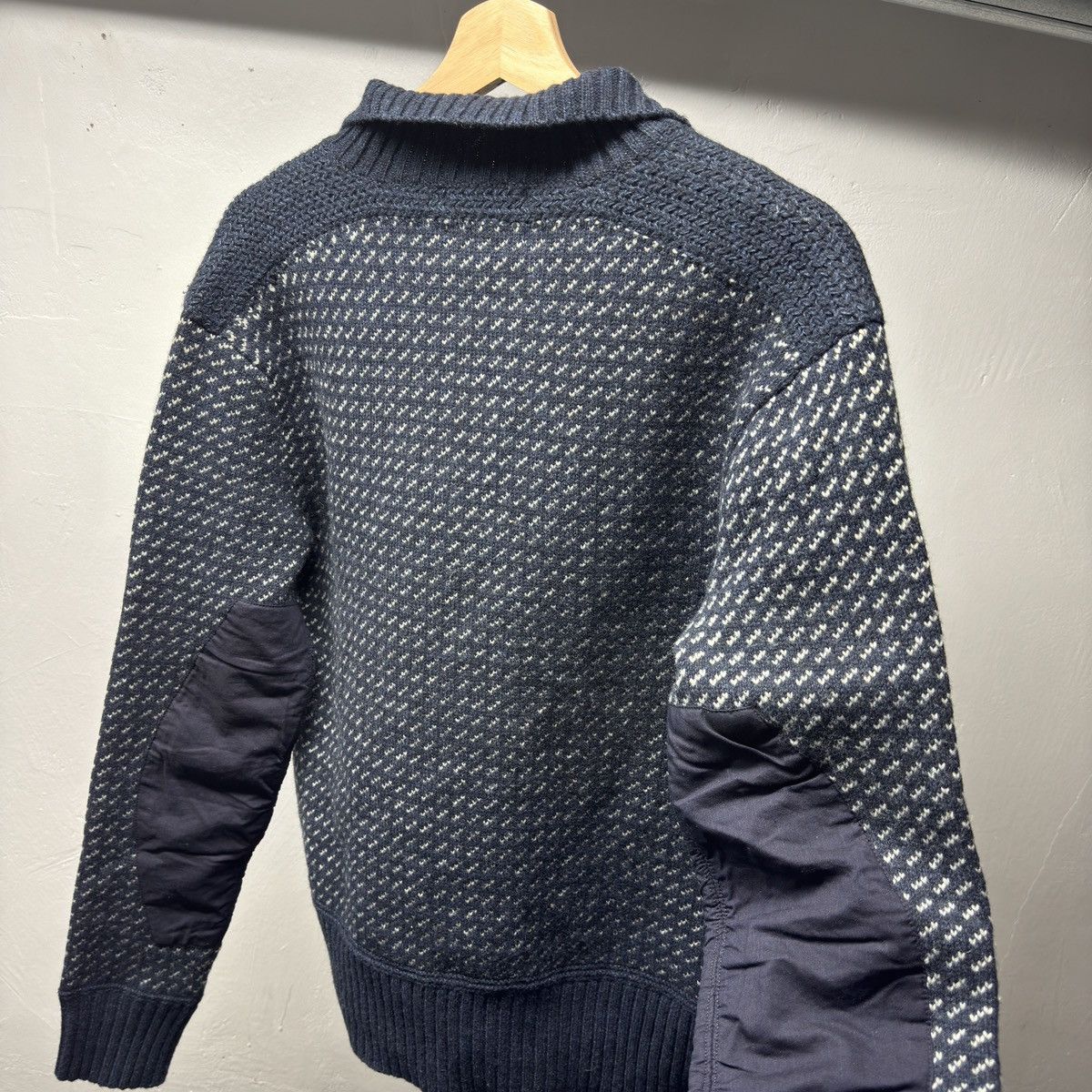 RRL Ralph Lauren RRL Half Zip Wool Jacquard Knit Sweater Sample Size US M / EU 48-50 / 2 - 7 Thumbnail