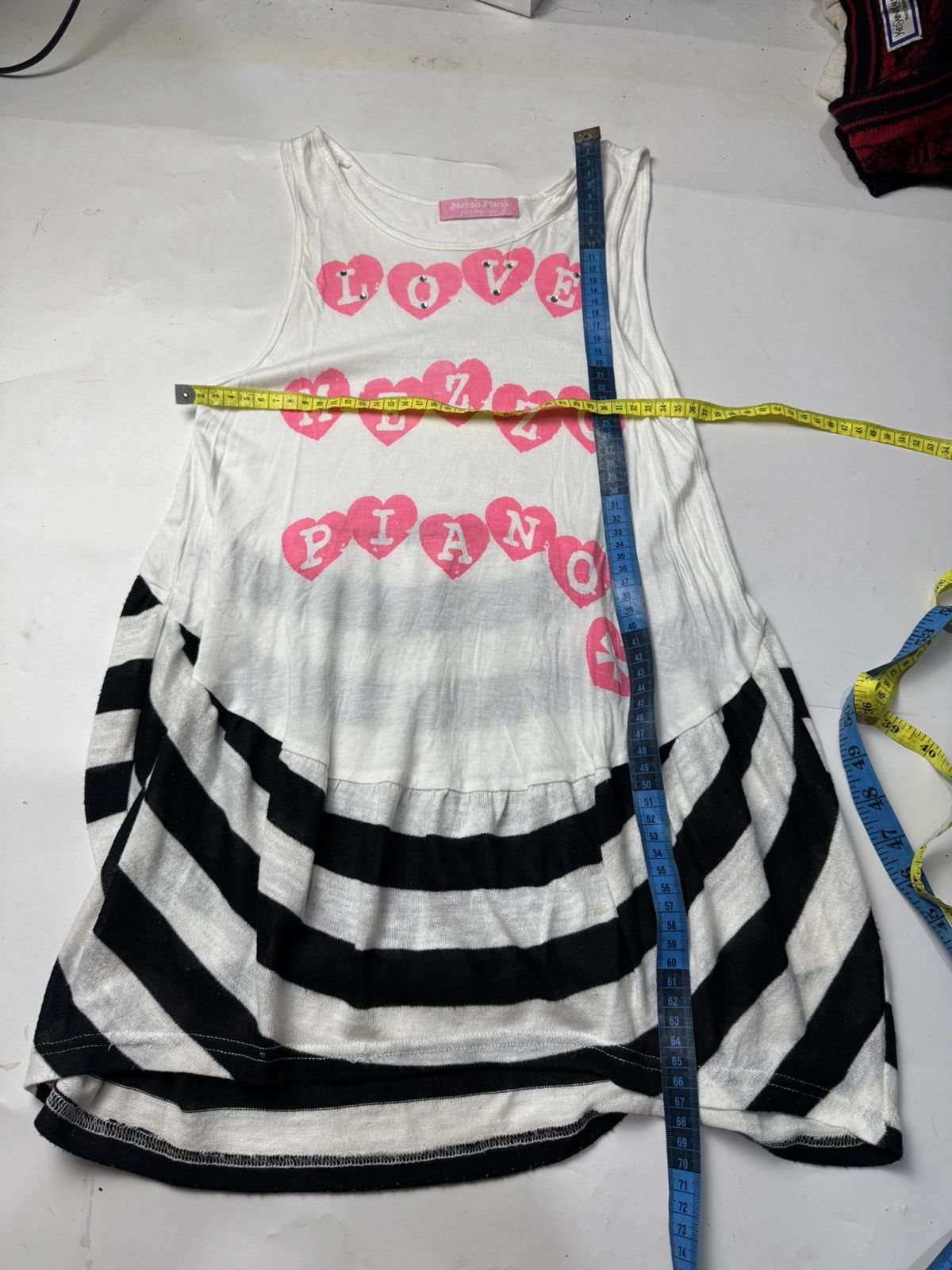 Angel Blue 2000s Mezzo Piano Tanktop Size S / US 4 / IT 40 - 7 Thumbnail