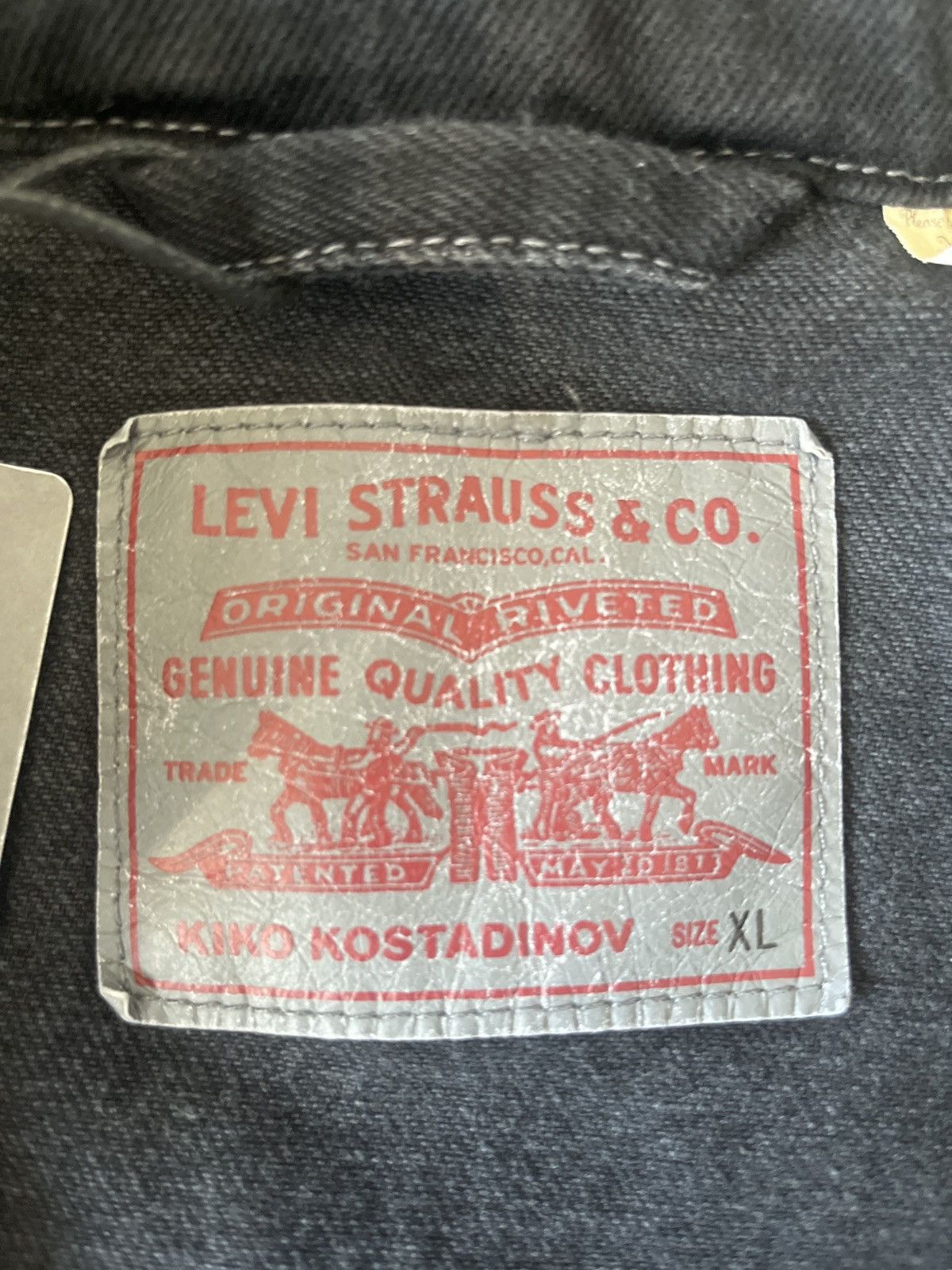 Kiko Kostadinov × Levi's Levi’s® x Kiko Kostadinov Denim Jacket Black XL NEW Size US XL / EU 56 / 4 - 15 Thumbnail