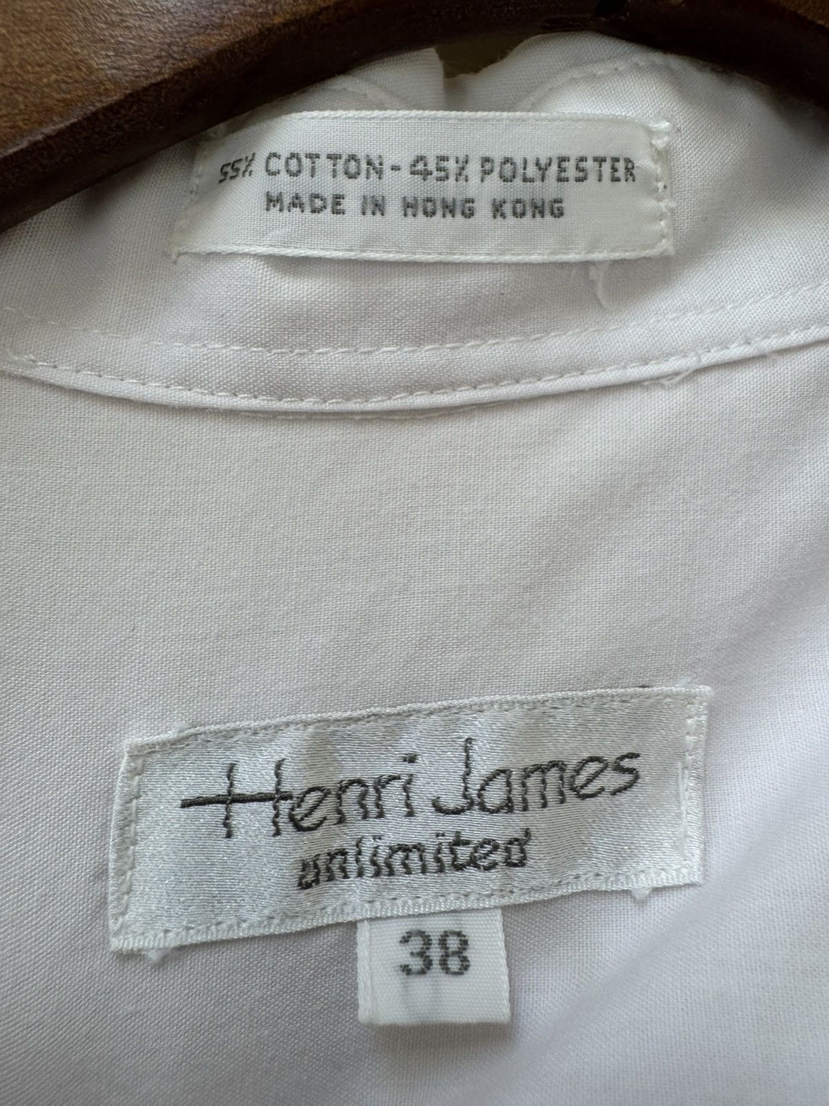 Vintage Henri James women’s L vintage 90s white button up embroidery Size L / US 10 / IT 46 - 4 Thumbnail