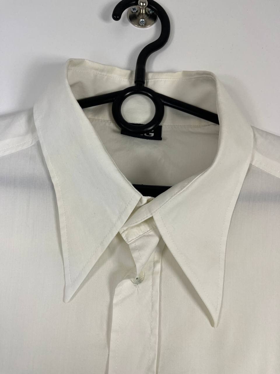 Dolce & Gabbana D&g Dolce & Gabbana White Button Up Dress Long Sleeve XL Size US XL / EU 56 / 4 - 3 Thumbnail