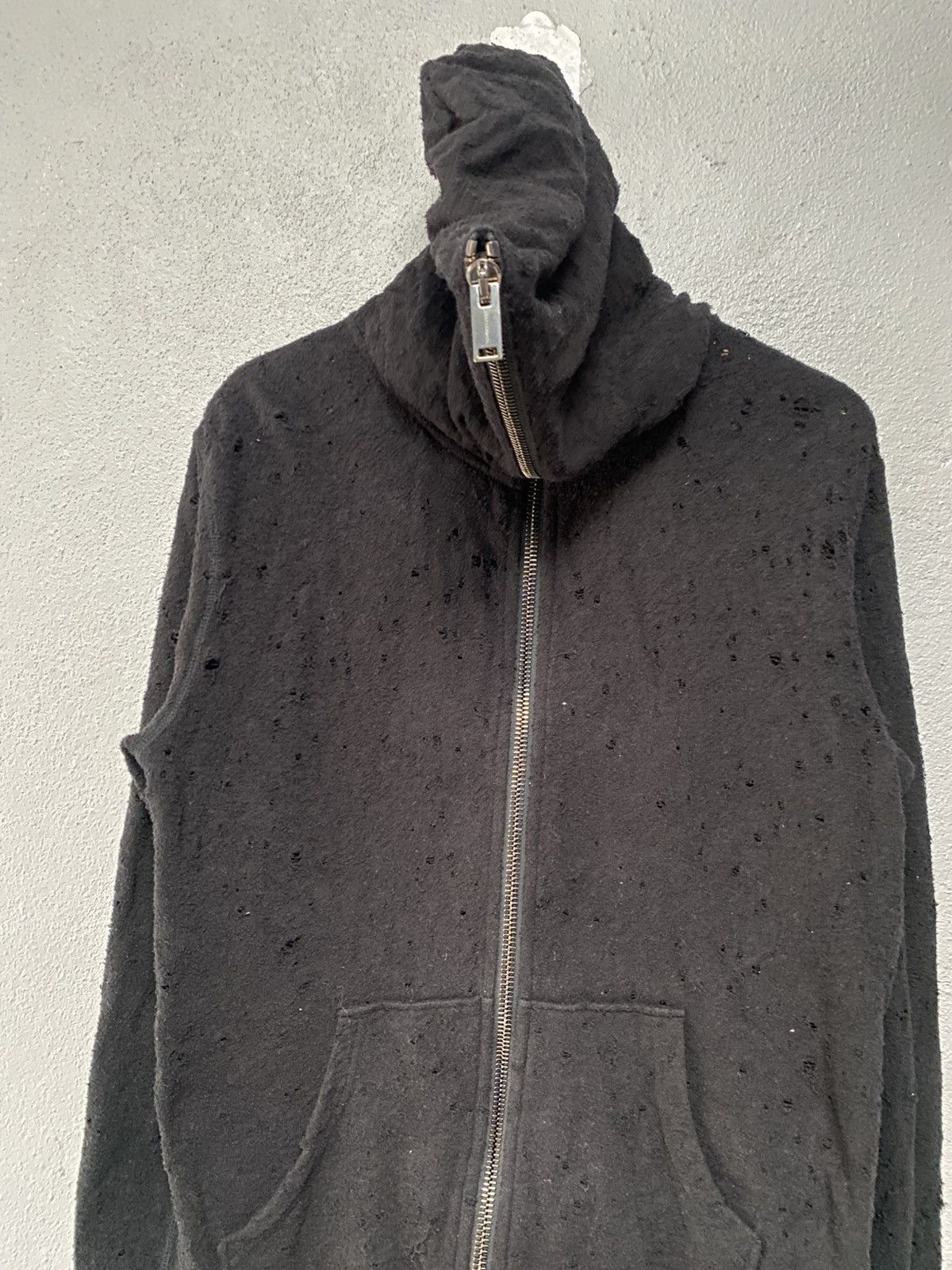 junhashimoto Junhashimoto distressed hoodie full zipper J5 Size US L / EU 52-54 / 3 - 12 Thumbnail