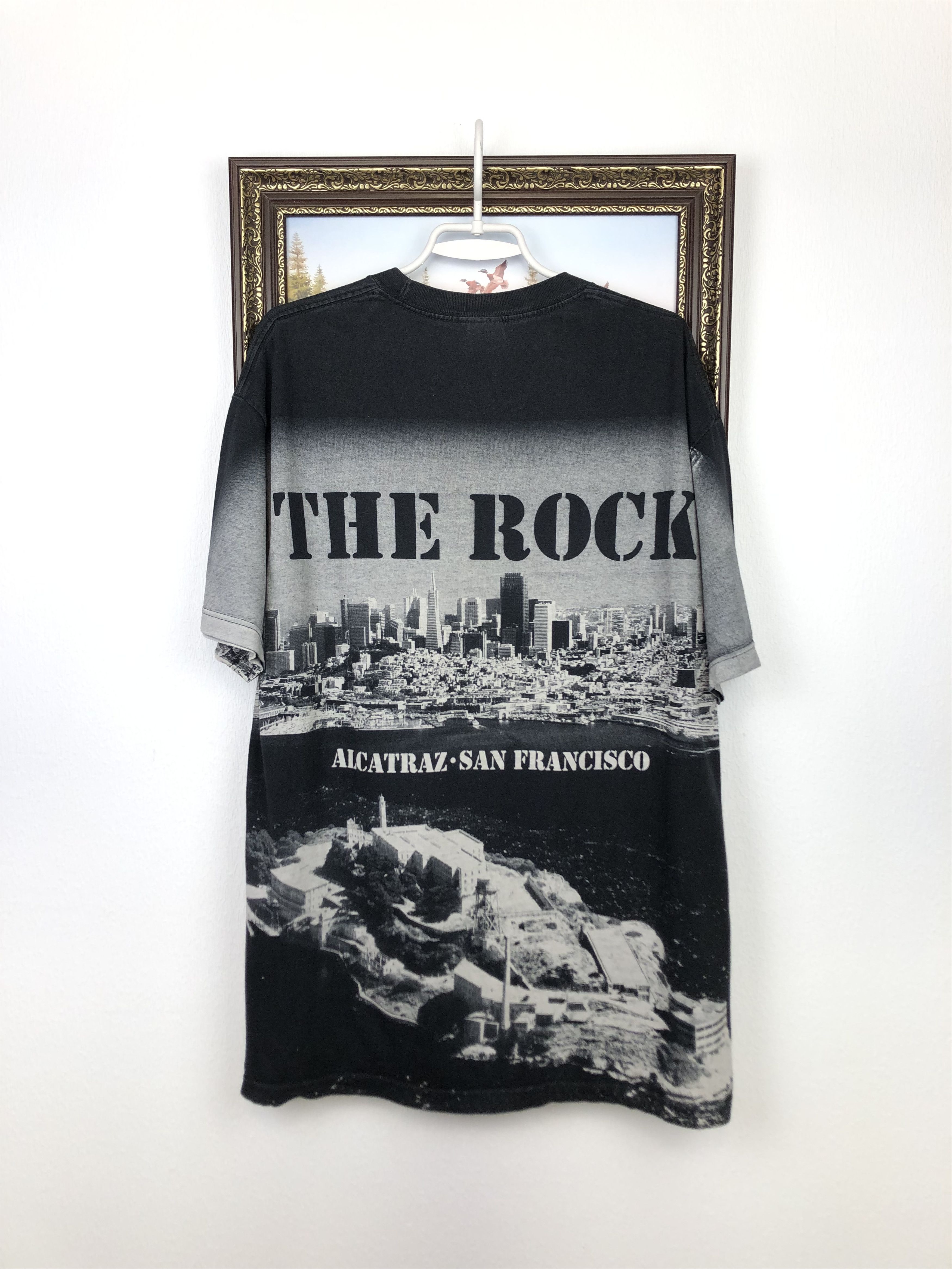 Vintage Vintage The Rock Alcatraz San Francisco Shirt Over Print Tee Size US XL / EU 56 / 4 - 8 Thumbnail