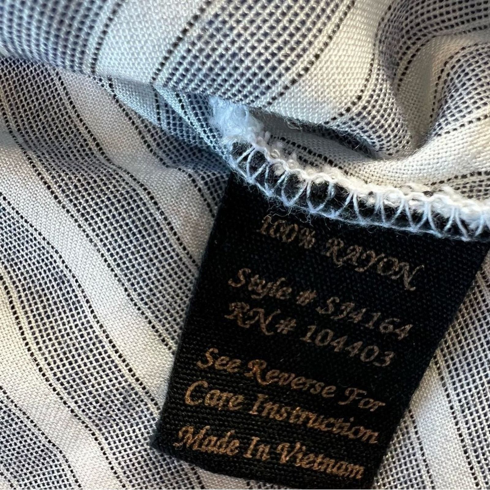 Other Blu Pepper Women's Large Blouse Grey Button Up Long Sleeve Size L / US 10 / IT 46 - 4 Thumbnail