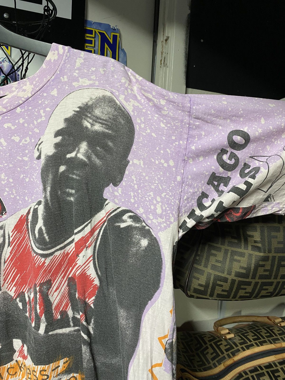 NBA 90’s Vintage Michael Jordan Magic Johnson Tee Shirt XLarge Size US XL / EU 56 / 4 - 3 Thumbnail