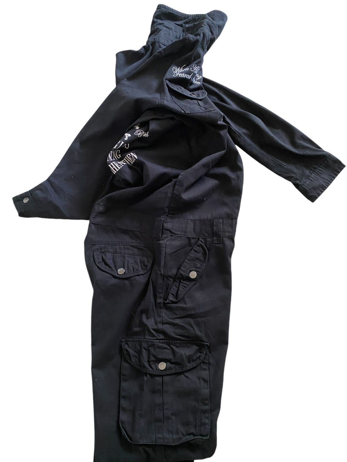 Japanese Brand × Seditionaries 💥 Black Label multi poket coveralls Skull Logo Size US M / EU 48-50 / 2 - 7 Thumbnail