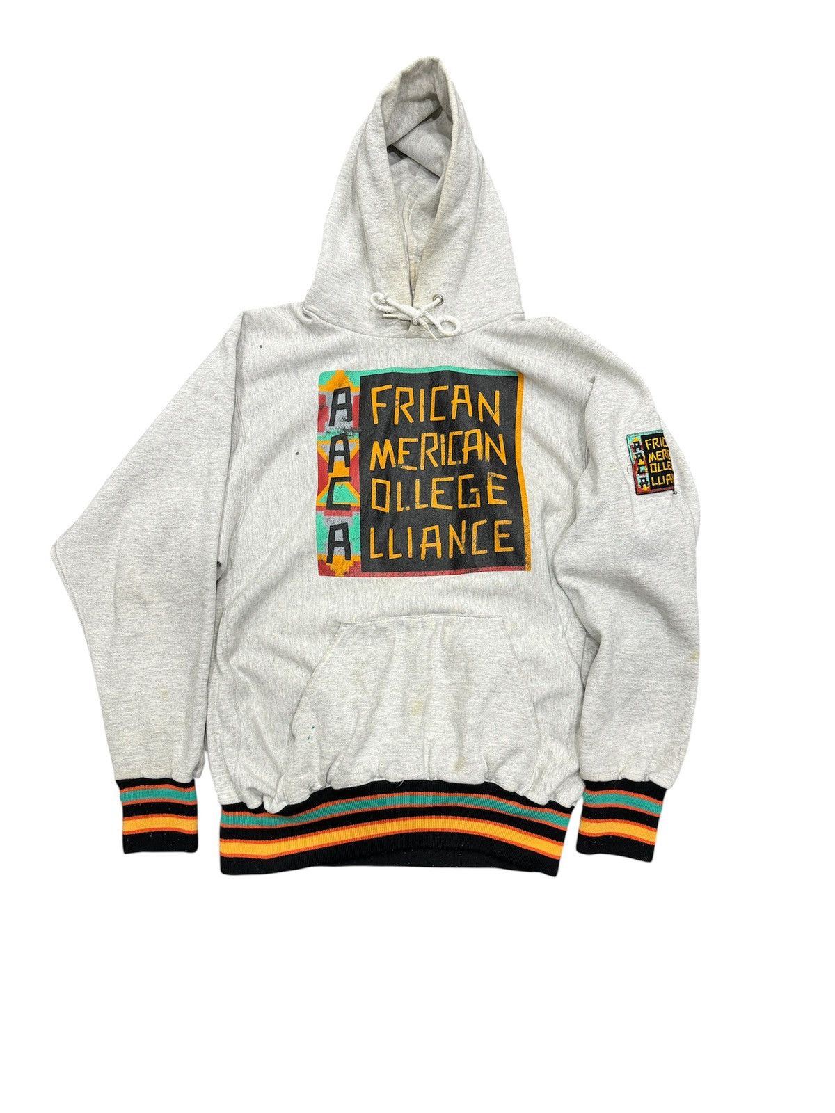 Vintage Vintage African American College Alliance Hoodie Size Xl Size US XL / EU 56 / 4 - 1 Thumbnail
