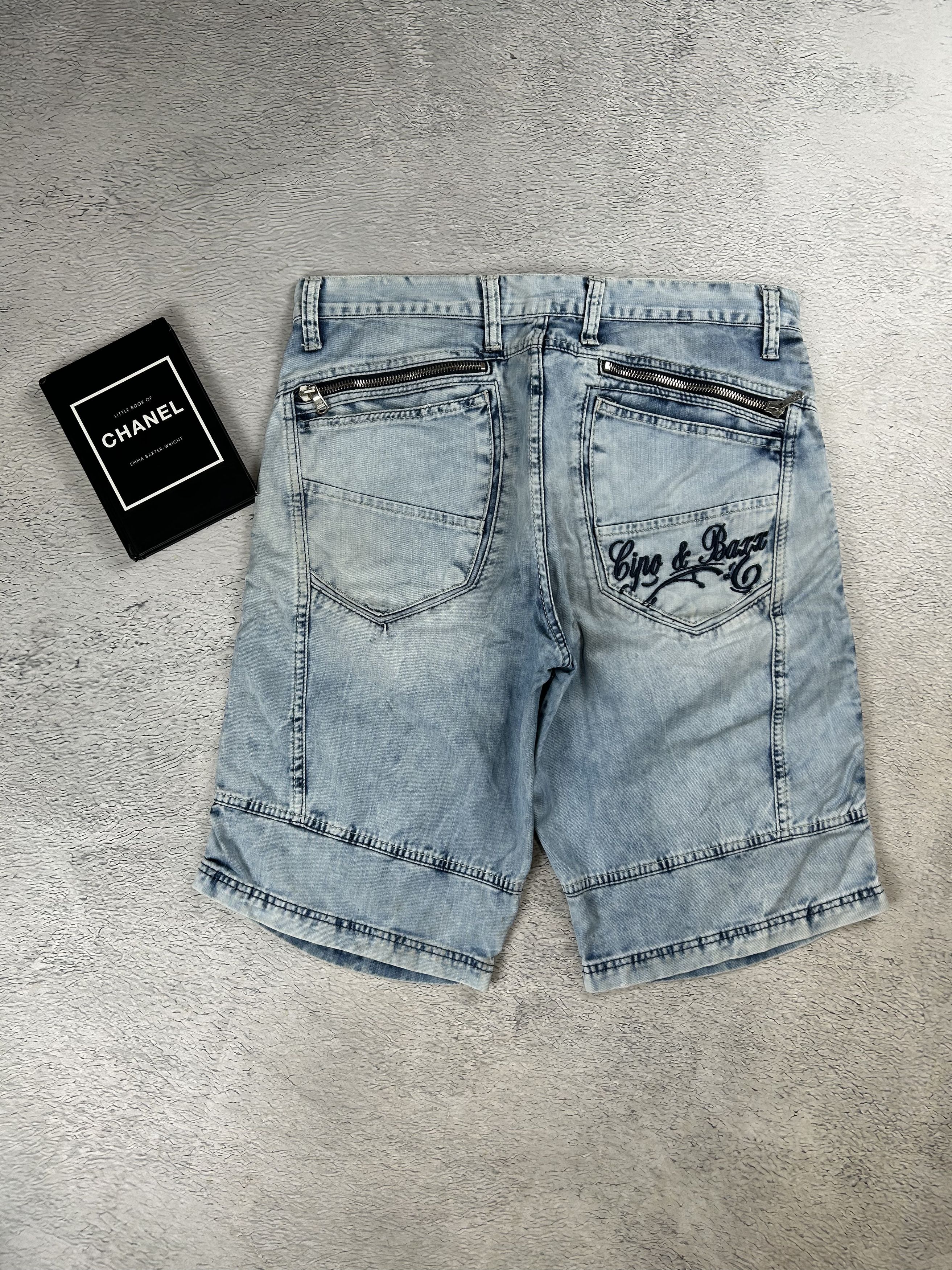 Japanese Brand × Southpole × Vintage Vintage Cipo & Baxx shorts Baggy big logo Streetwear Drill Size US 38 / EU 54 - 5 Thumbnail
