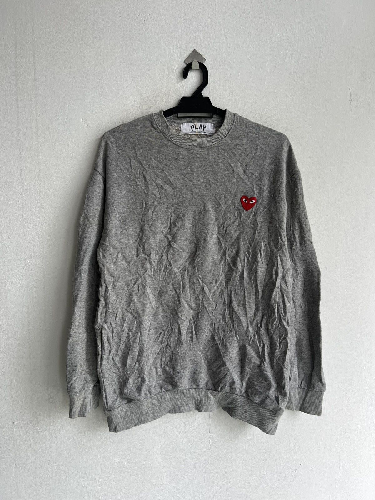 Comme des Garcons PLAY FW13 Comme des Garcons Play Heart Logo Crewneck Sweatshirt Size US M / EU 48-50 / 2 - 2 Thumbnail