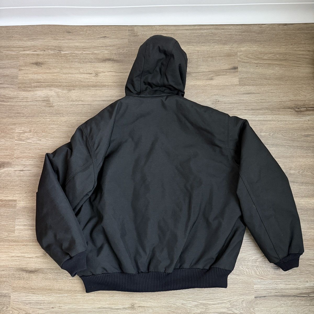 Carhartt Carhartt Active Hooded Jacket Quilted Linen Black Size US XL / EU 56 / 4 - 9 Thumbnail