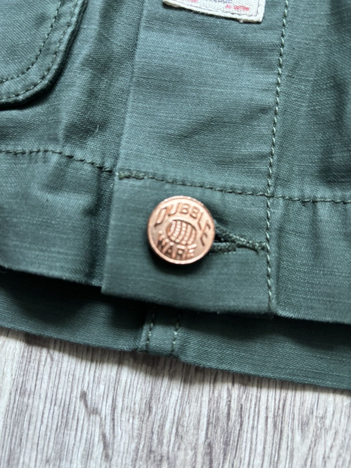 Other Dubbleware Chore Work Jacket Military Green Selvedge Workwea Size US M / EU 48-50 / 2 - 8 Thumbnail