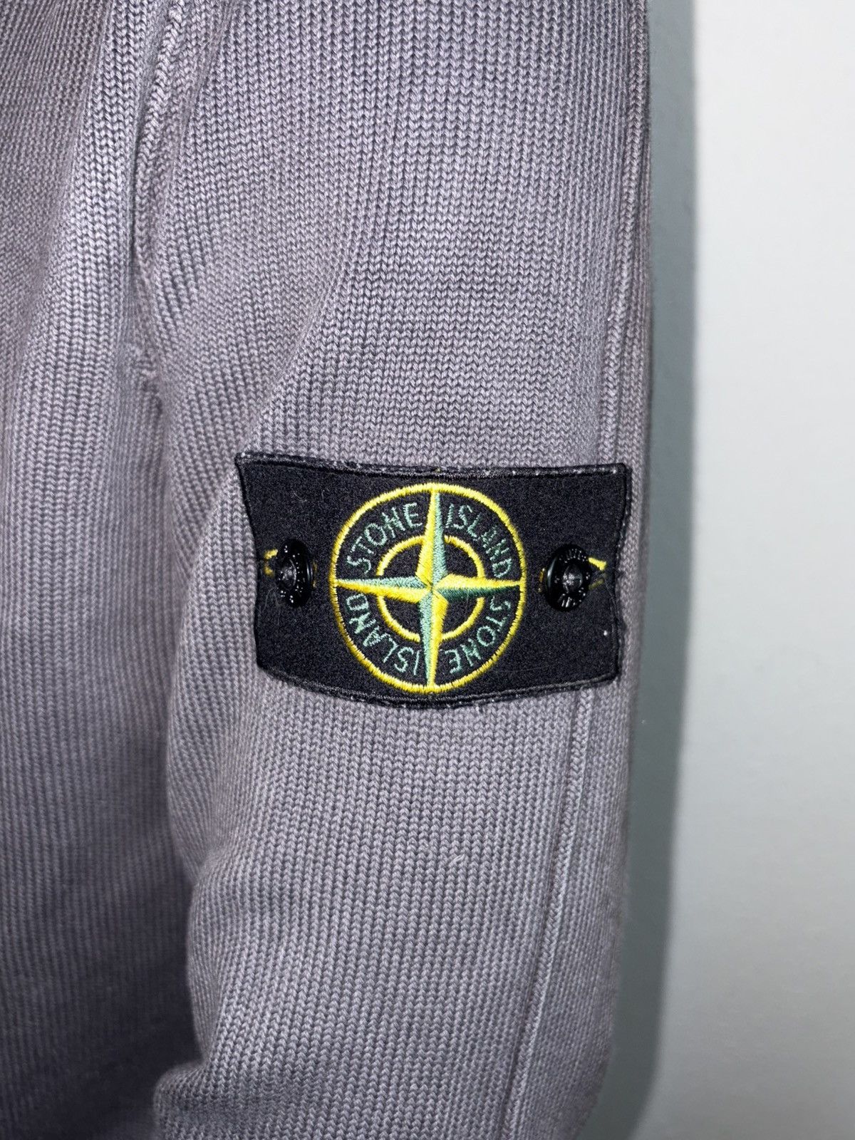 Stone Island 00s Vintage Stone Island Vintage Knitted Sweater 1/3 Zip Size US L / EU 52-54 / 3 - 9 Thumbnail