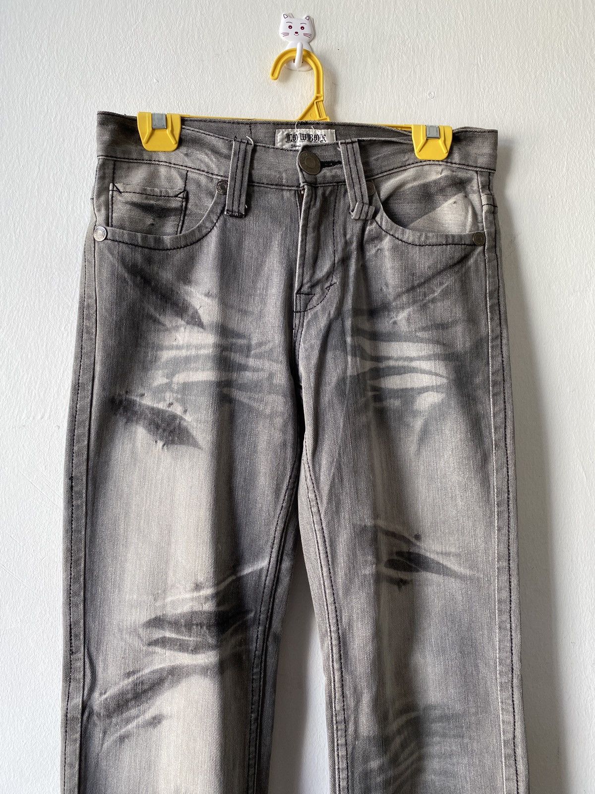 Japanese Brand Japanese Brand Lowbox Punk Designer Jeans Size US 29 - 3 Thumbnail