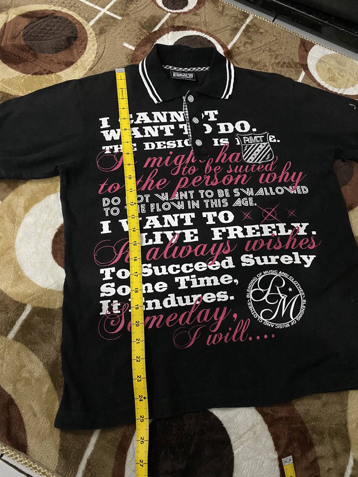 Hysteric Glamour × If Six Was Nine × Japanese Brand Y2k Rmt ifsixwasnine poem polo shirt Size US M / EU 48-50 / 2 - 8 Thumbnail