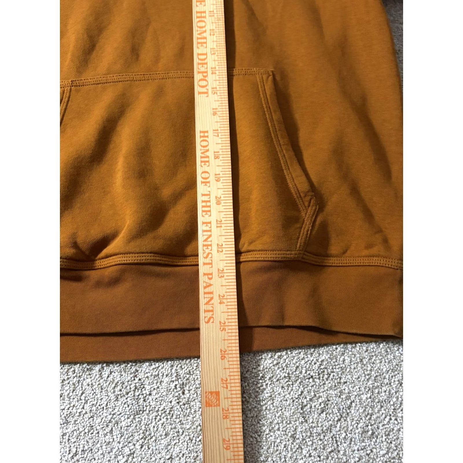 Nike Nike Hoodie Mens Large Orange Fleece Pullover Swoosh Sweatshirt 826433-290 Size US L / EU 52-54 / 3 - 5 Thumbnail
