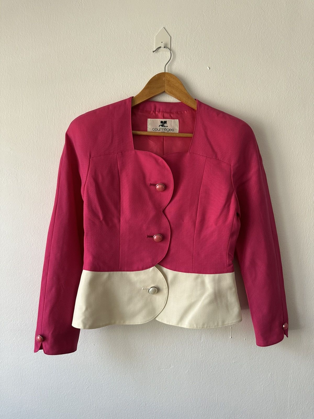 Courreges Courreges Button Blazer Jacket Size M / US 6-8 / IT 42-44 - 1 Thumbnail