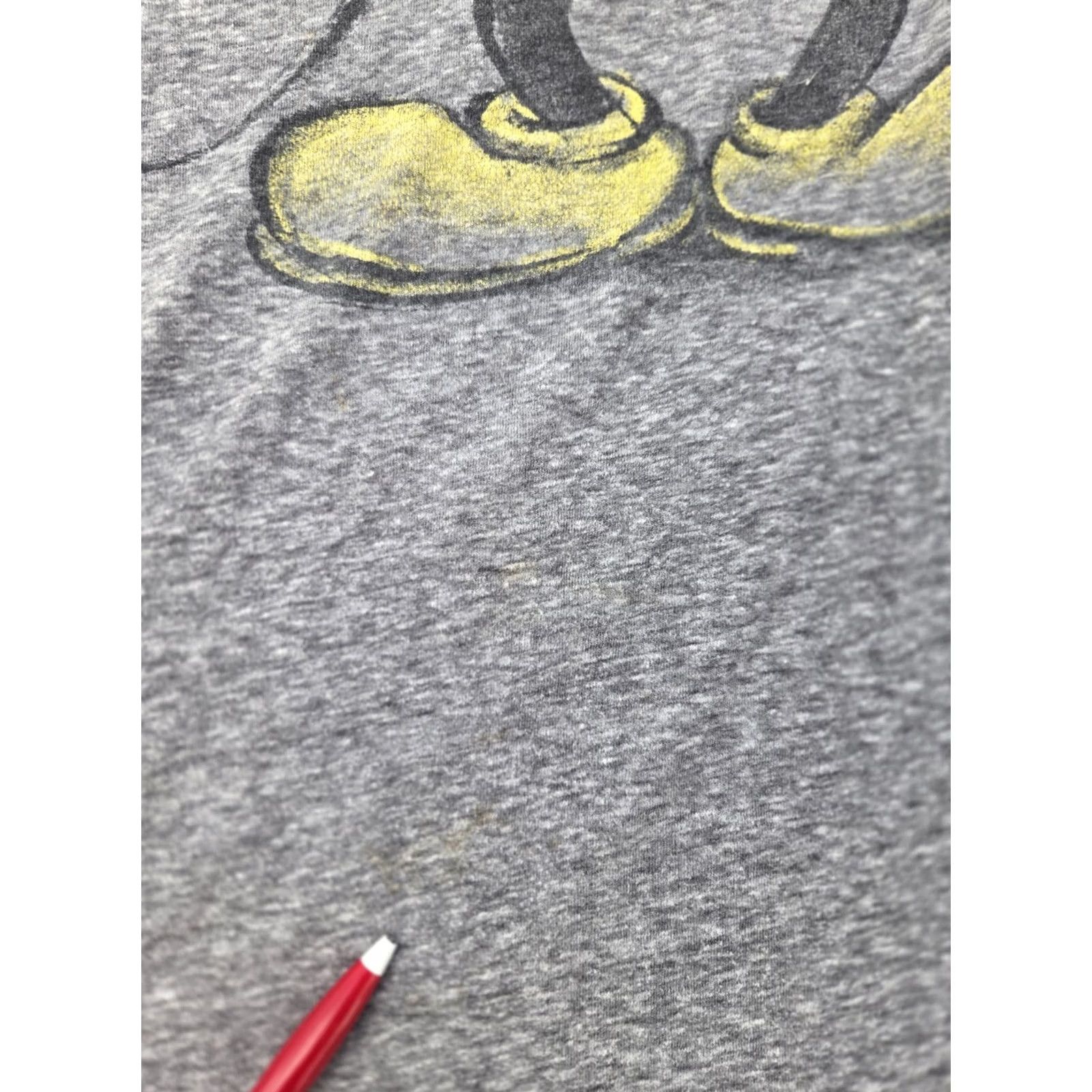 Disney VINTAGE Disney Mickey Mouse T Shirt Mens 2XL Short Sleeve Distressed Gray READ Size US XXL / EU 58 / 5 - 4 Thumbnail