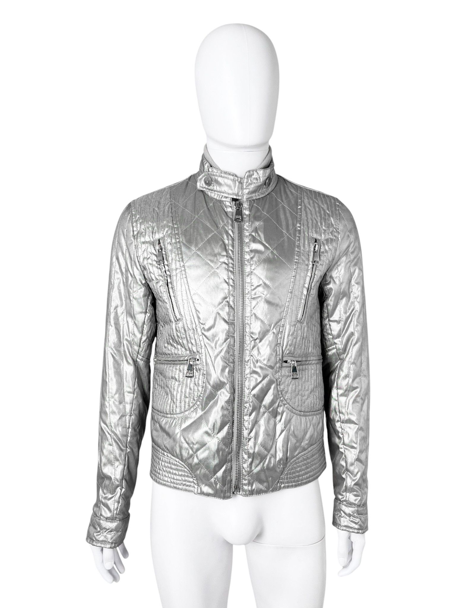 Dolce & Gabbana F/W 2007 Silver Astro Jacket Size US L / EU 52-54 / 3 - 1 Thumbnail