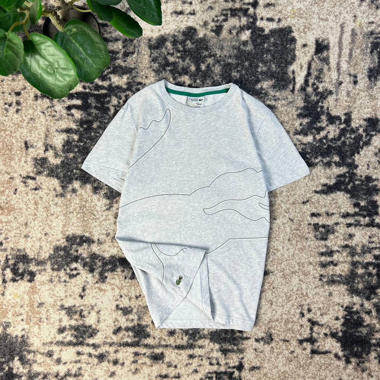 Lacoste Luxury Allover Print T-Shirt Streetwear Style 2TS17