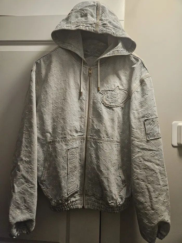 Louis Vuitton Nba Denim Jacket | Grailed