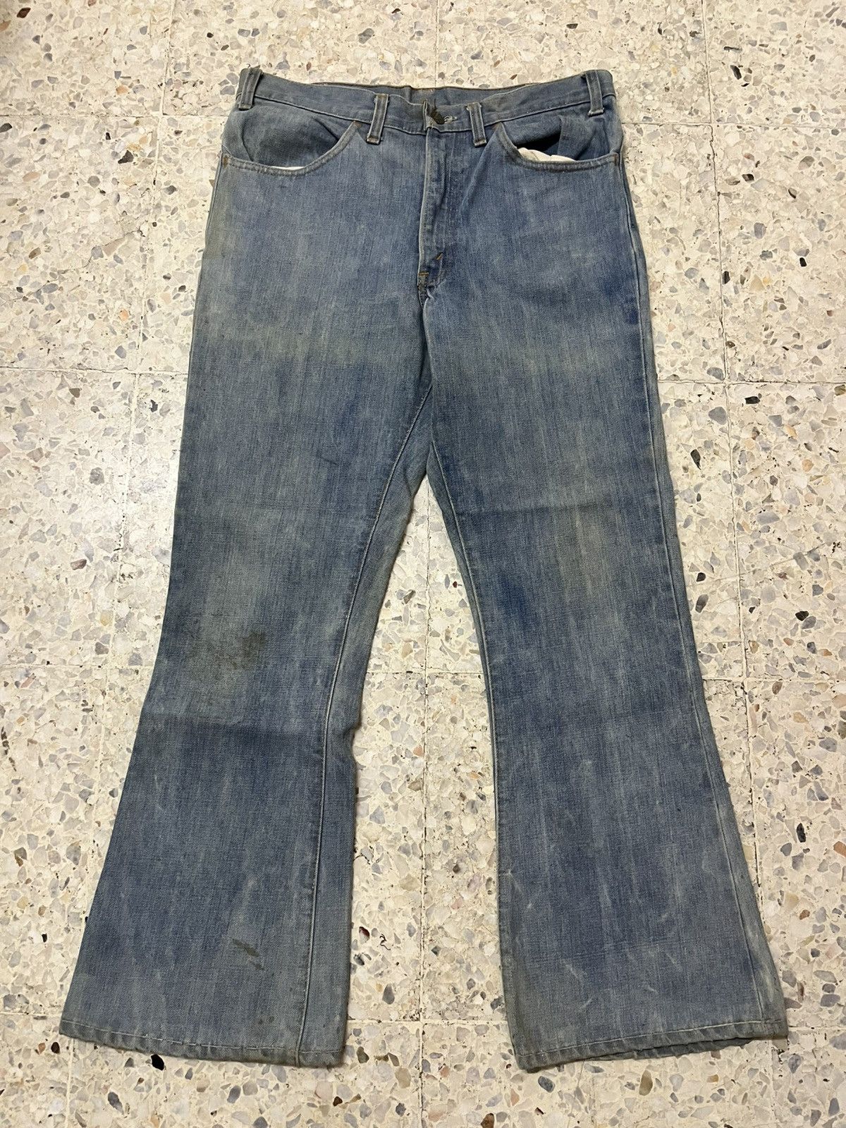 Levi's True vintage 60s levis oren tag 646 bell bottom button #2 Size US 33 - 1 Thumbnail