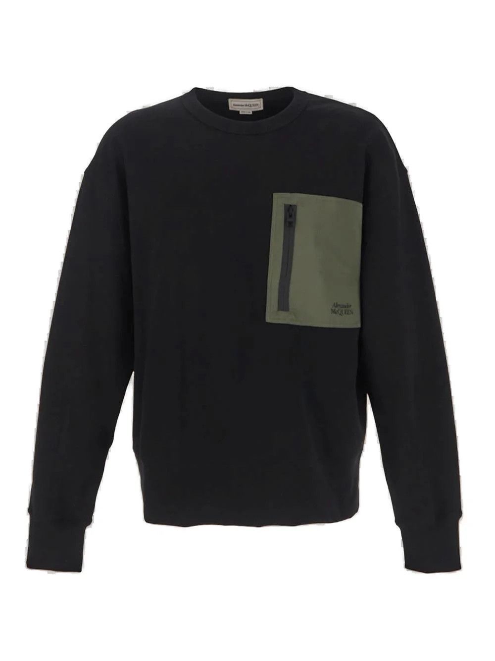 Alexander McQueen o1y1024 Sweatshirt in Black Size US S / EU 44-46 / 1 - 1 Thumbnail