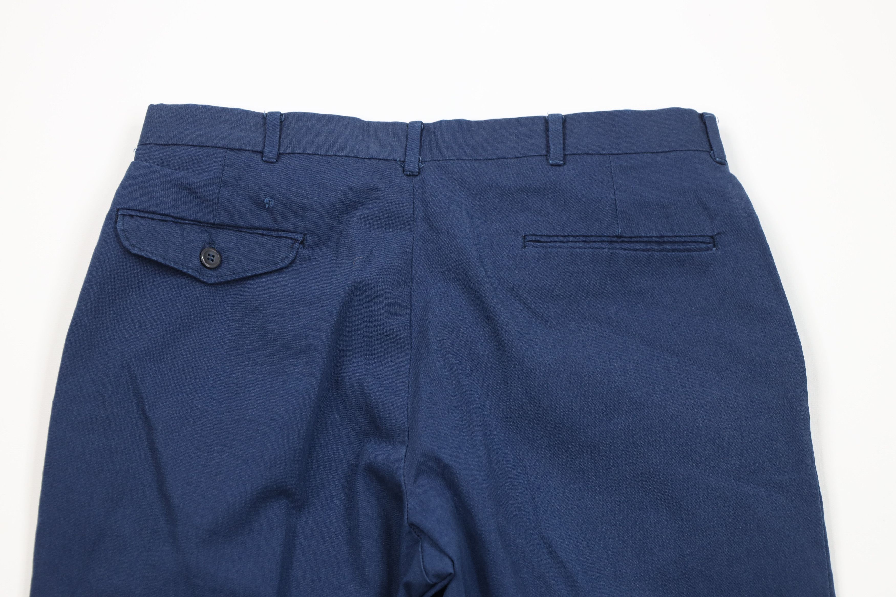 Vintage Vintage 70s Streetwear Wide Leg Workwear Pants Blue USA Size US 34 / EU 50 - 11 Thumbnail