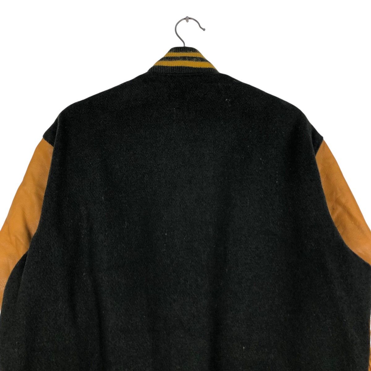 Golden Bear 📌Vintage Varsity Leather Jacket Golden Bear Made in Usa Size US L / EU 52-54 / 3 - 11 Thumbnail