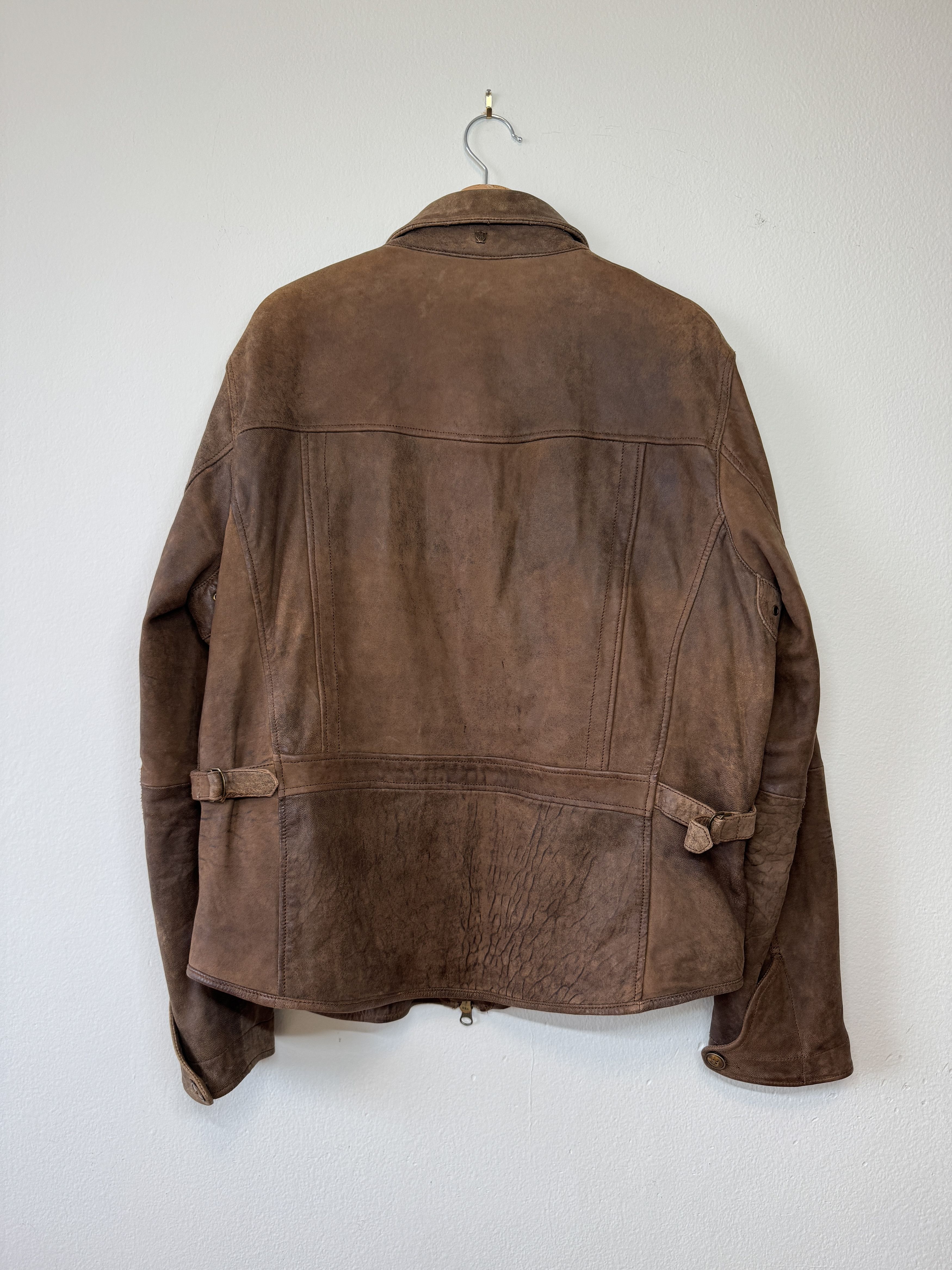 Massimo Dutti Massimo Dutti lamb sheep leather jacket brown XXL Size US XXL / EU 58 / 5 - 9 Thumbnail