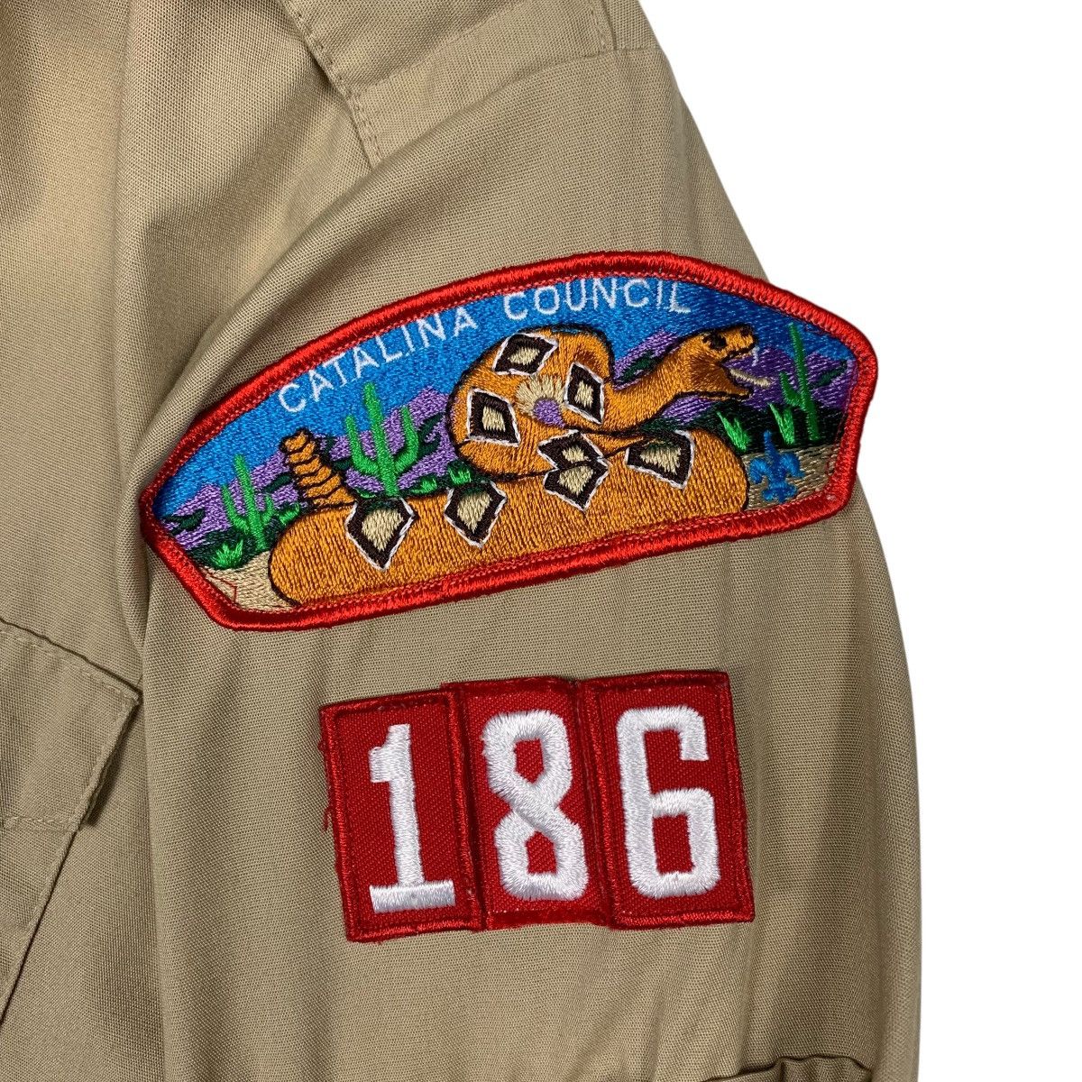 Vintage 90’s BOY SCOUTS of AMERICA Usa Made Shirt Youth L #2353-C105 Size US L / EU 52-54 / 3 - 15 Thumbnail