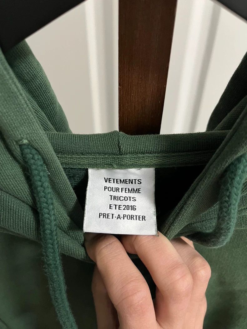 Vetements Vetements 16ss OG Showpiece Hoodie Robe Size XS / US 0-2 / IT 36-38 - 5 Thumbnail