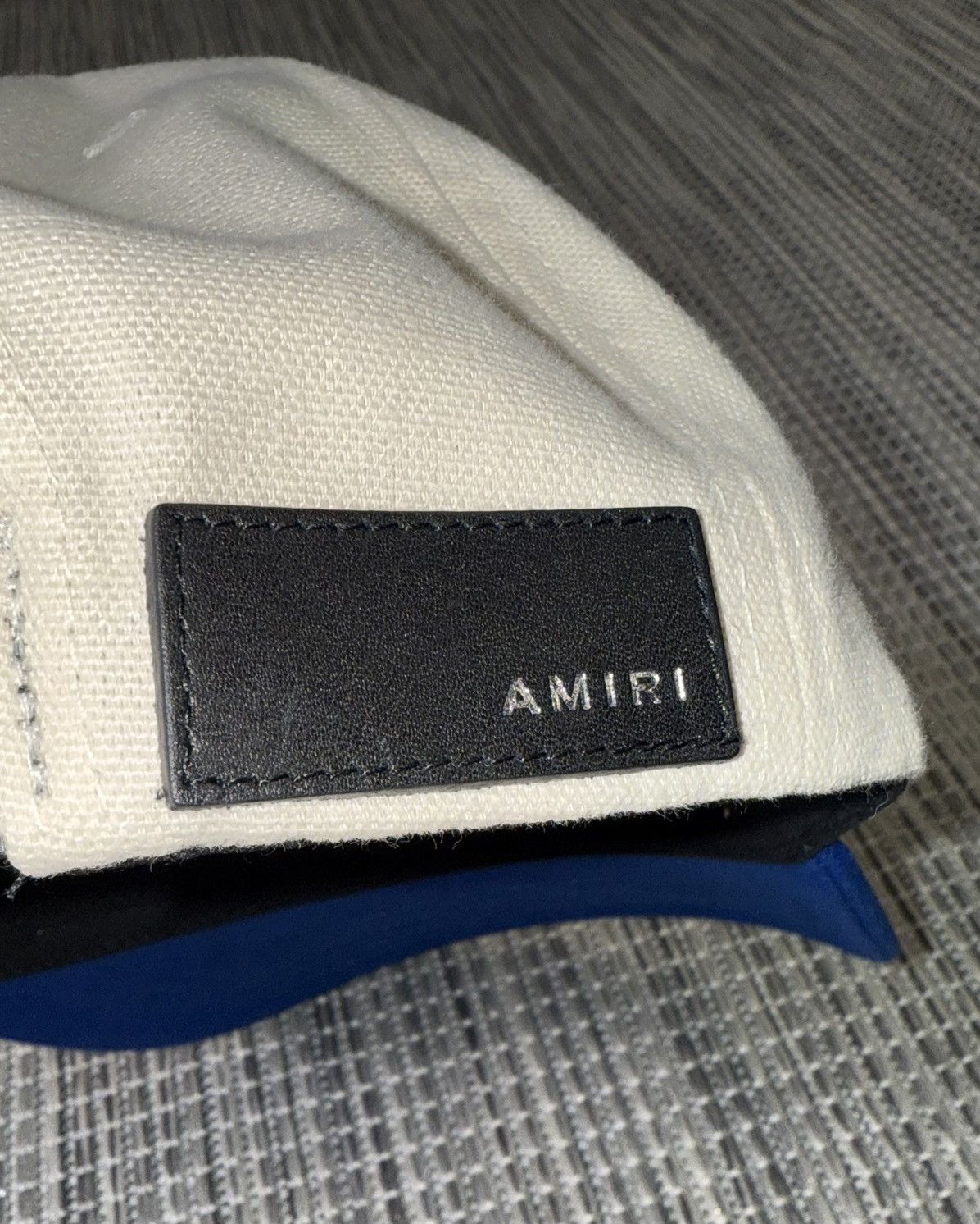 Amiri Amiri Cream/Royal Two Toned Hat Size ONE SIZE - 2 Thumbnail